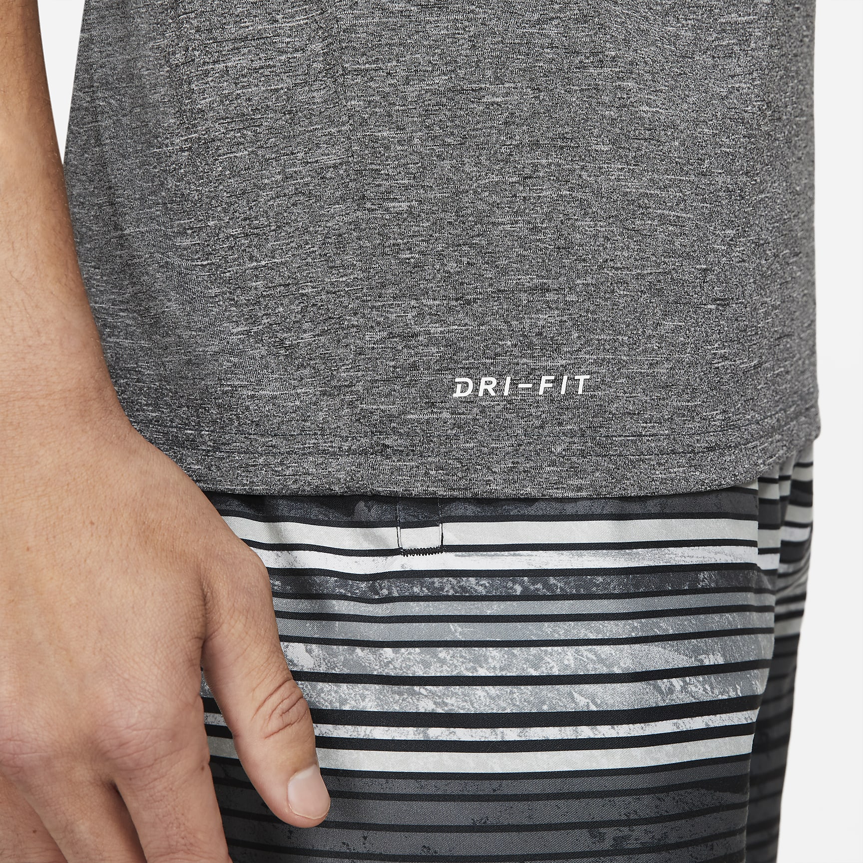 Nike Men's Heathered Sleeveless Hydroguard Swim Shirt
