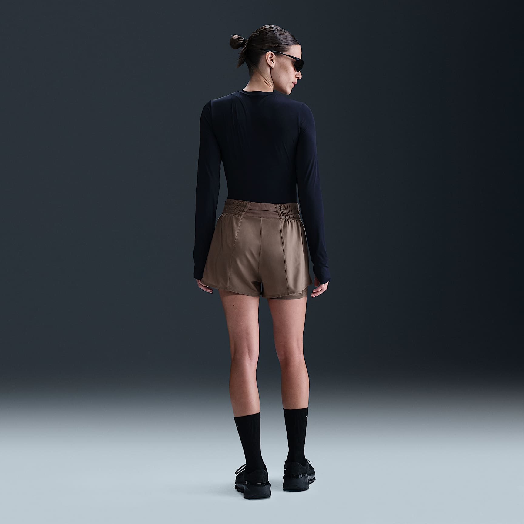 Nike One Women's Dri-FIT High-Waisted 3" 2-in-1 Shorts