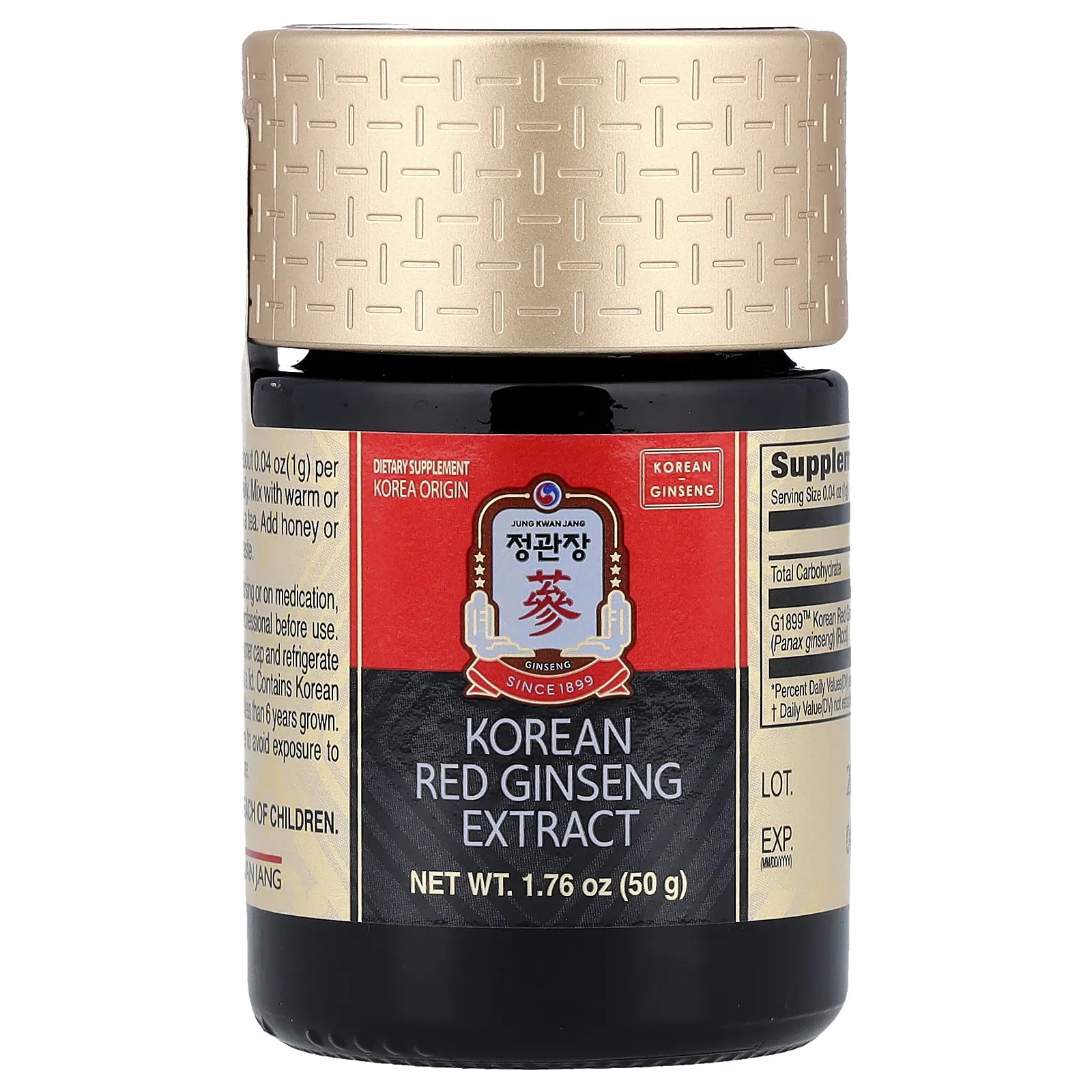 JungKwanJang, экстракт красного корейского женьшеня, 50 г (1,76 унции)