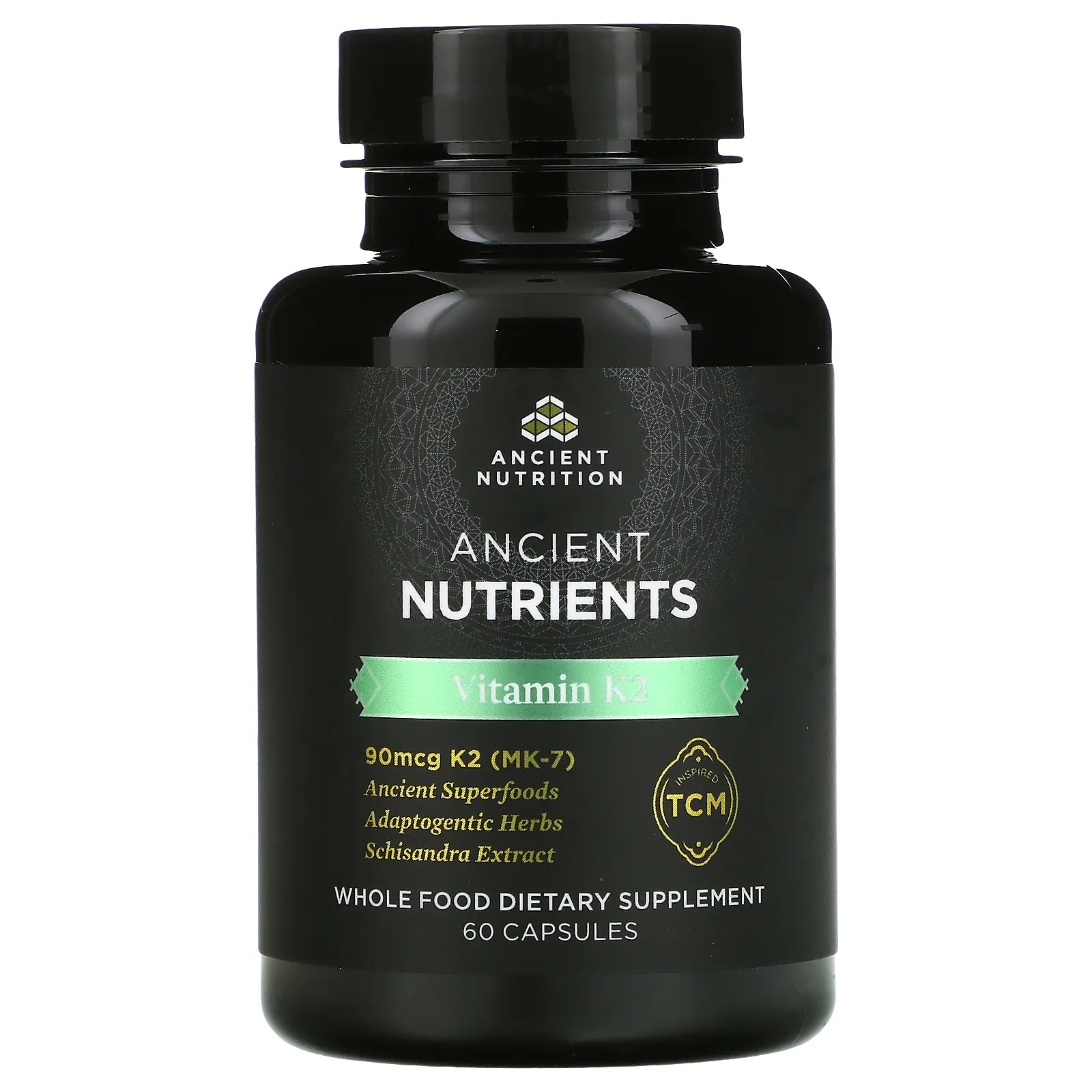 Ancient Nutrition, Ancient Nutrients, витамин K2, 60 капсул