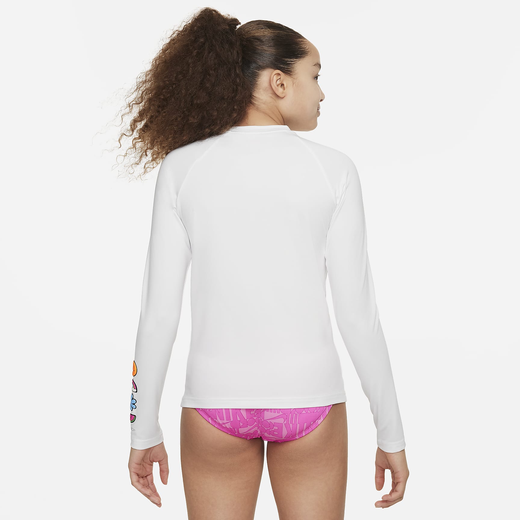Nike Swim Charms Big Kids' (Girls') Long-Sleeve Hydroguard
