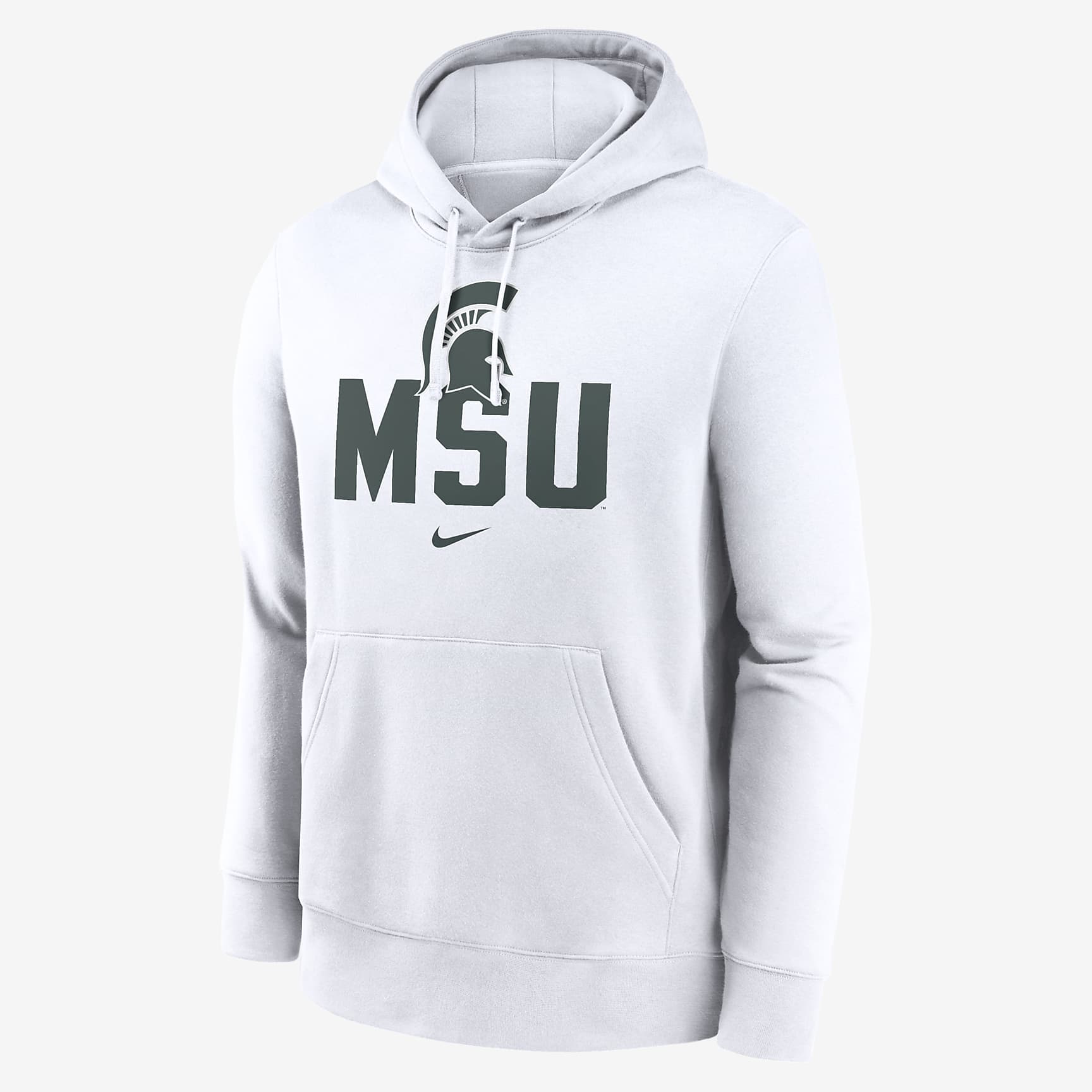 Michigan State Spartans Primetime Club Campus Men's Nike College Pullover Hoodie
