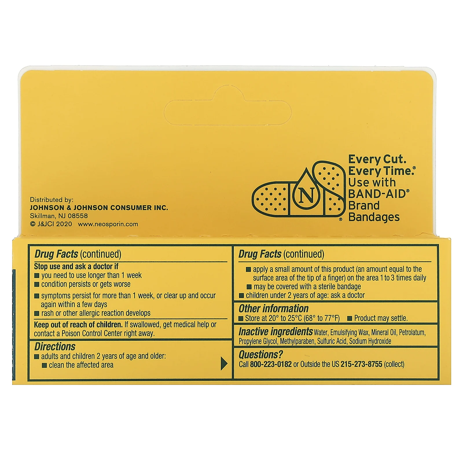 Neosporin, + обезболивающий крем, для детей от 2 лет, 14,2 г (0,5 унции)