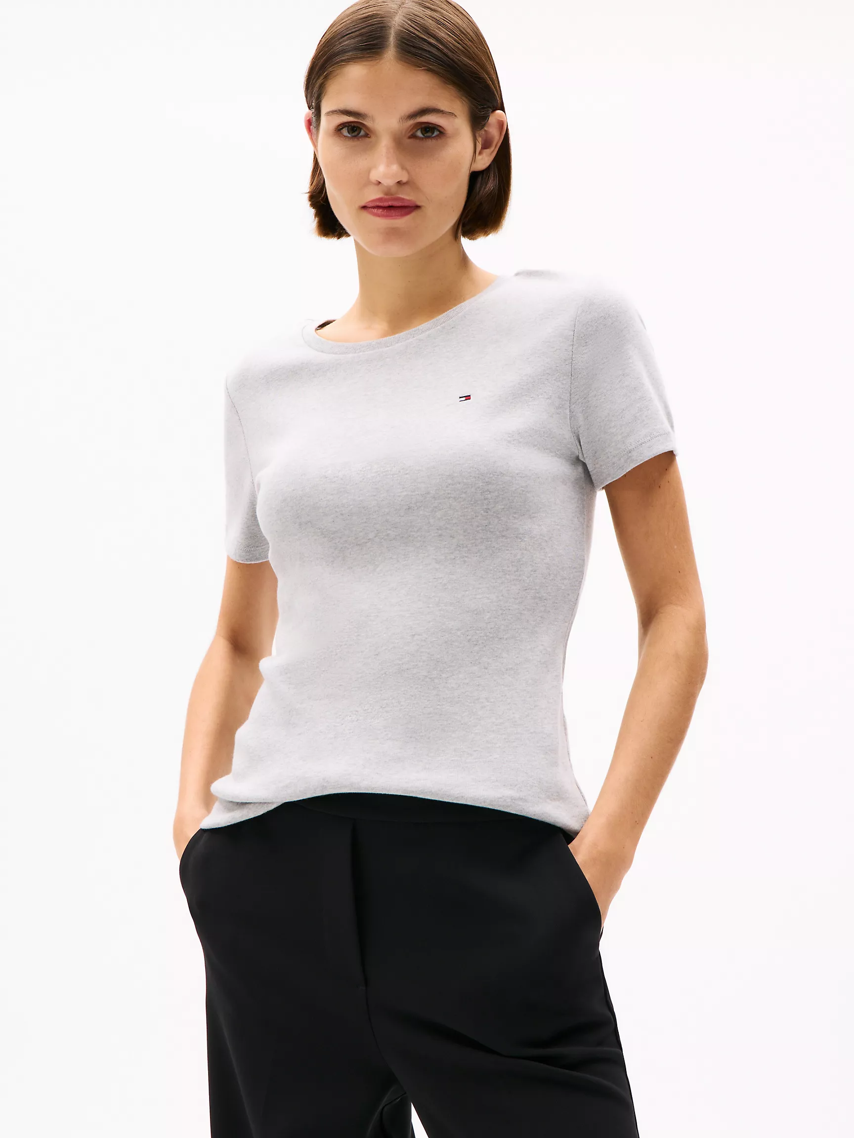 Женская футболка Tommy Hilfiger, Любимая футболка с круглым вырезом