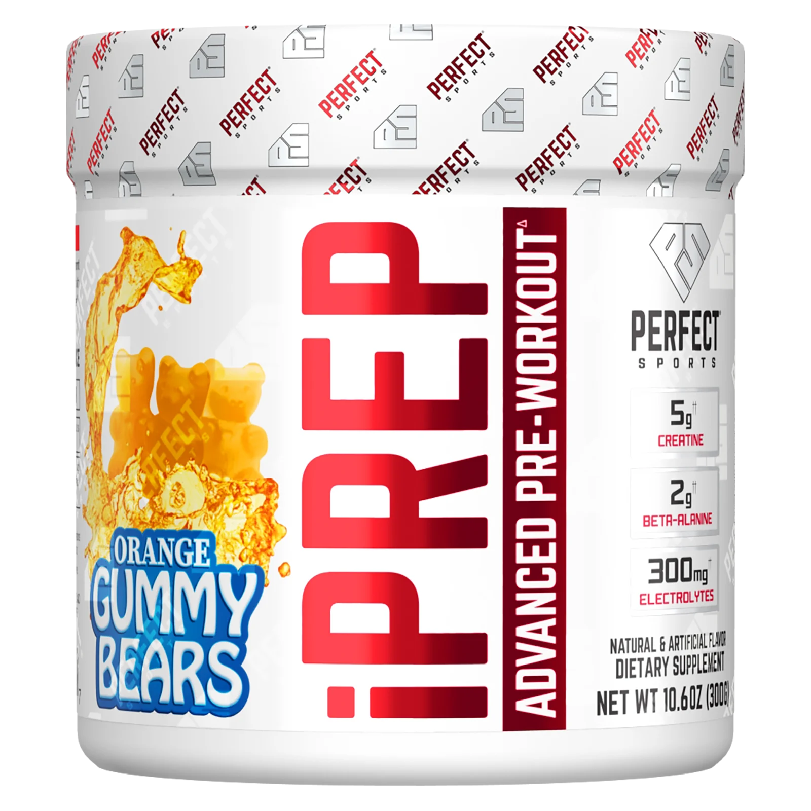 Perfect Sports, iPrep, Advanced Pre-Workout, апельсиновые мармеладки, 300 г (10,6 унции)