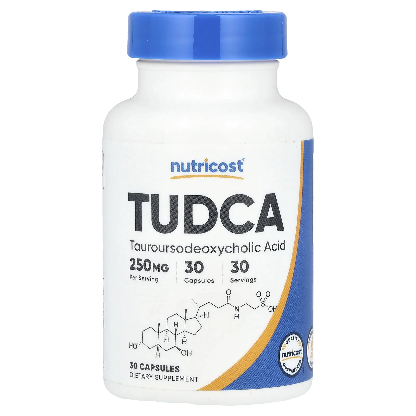 Nutricost, TUDCA, 250 мг, 30 капсул