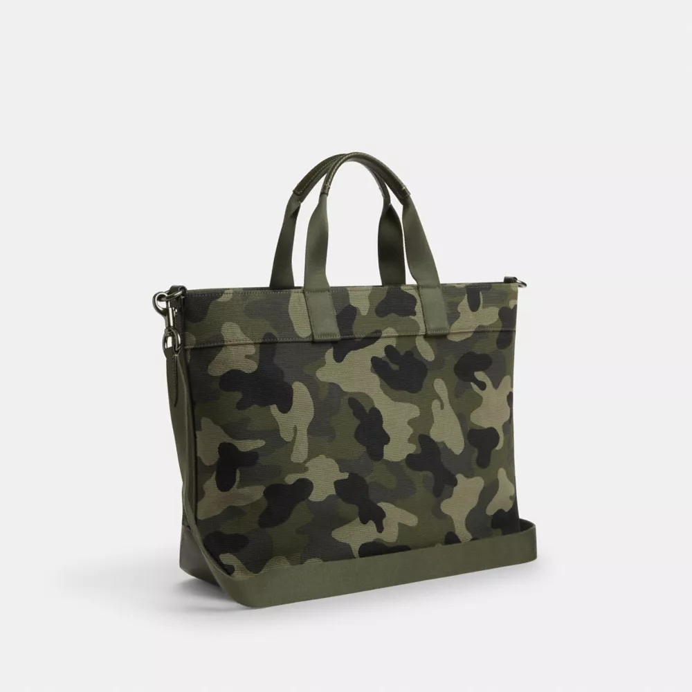 Сумка COACH Tote Bag 38 With Camo Print