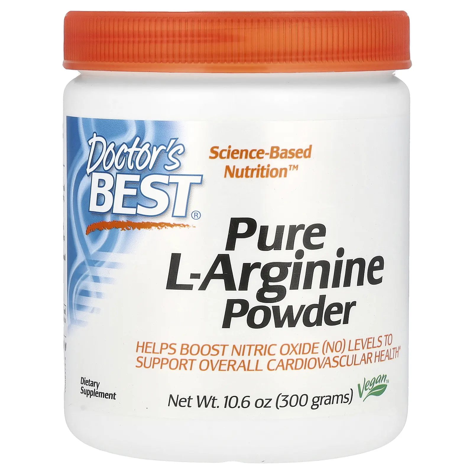 Doctor's Best, Чистый порошок L-аргинина, 10,6 унций (300 г)