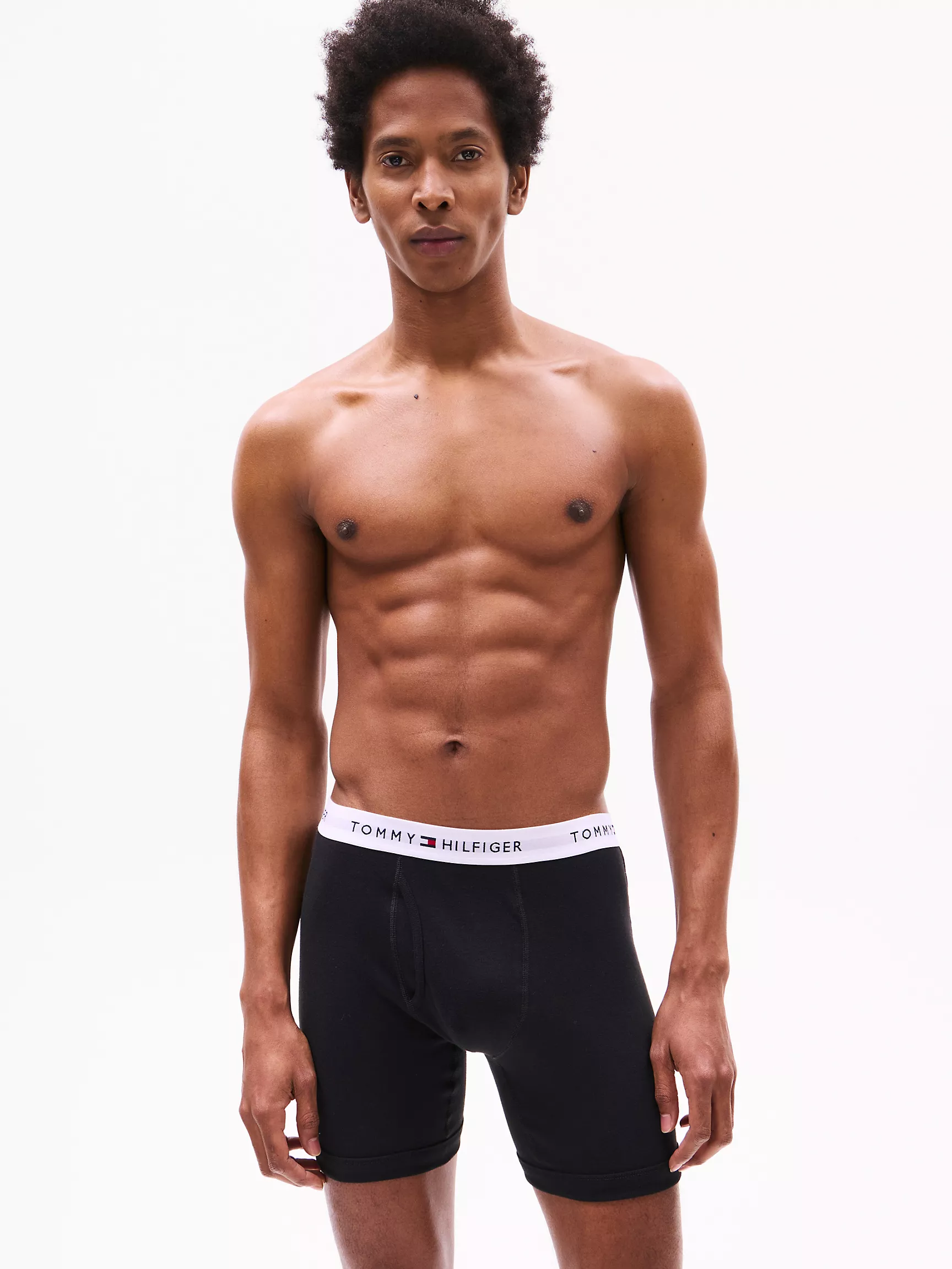 Мужское нижнее белье Tommy Hilfiger, Классические хлопковые боксеры-брифы (набор 3 шт.)