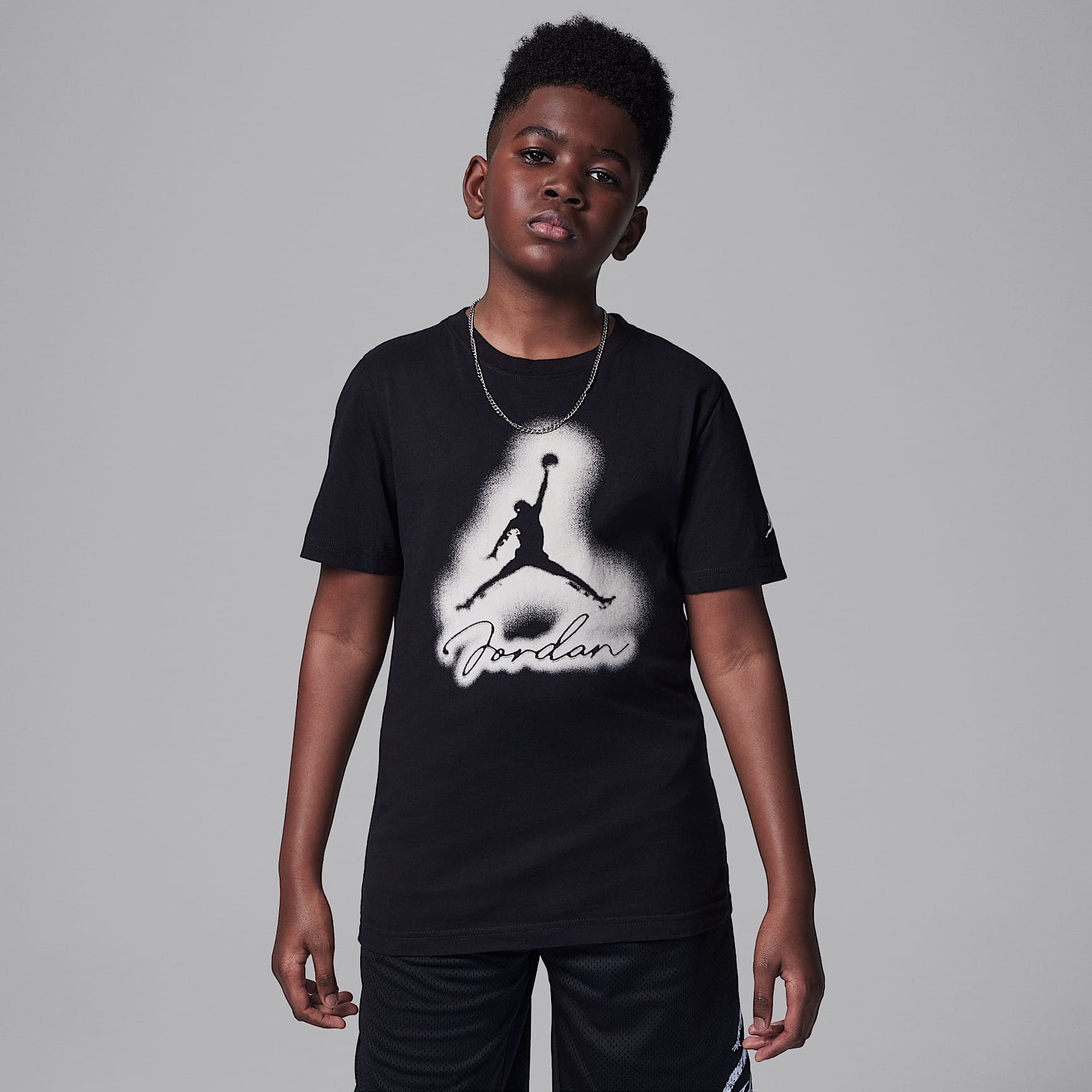 Jordan MVP Big Kids' Airbrushed Jordan T-Shirt