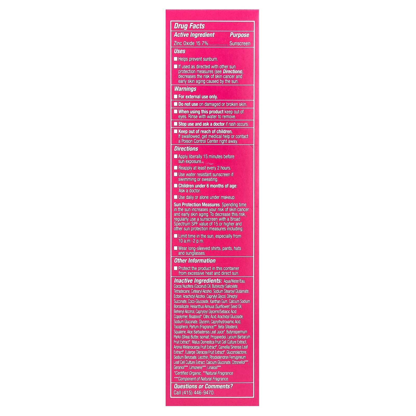 Andalou Naturals, 1000 роз, Daily Shade + Biome Defense, лосьон для лица, SPF 30, 80 мл (2,7 жидк. унции)