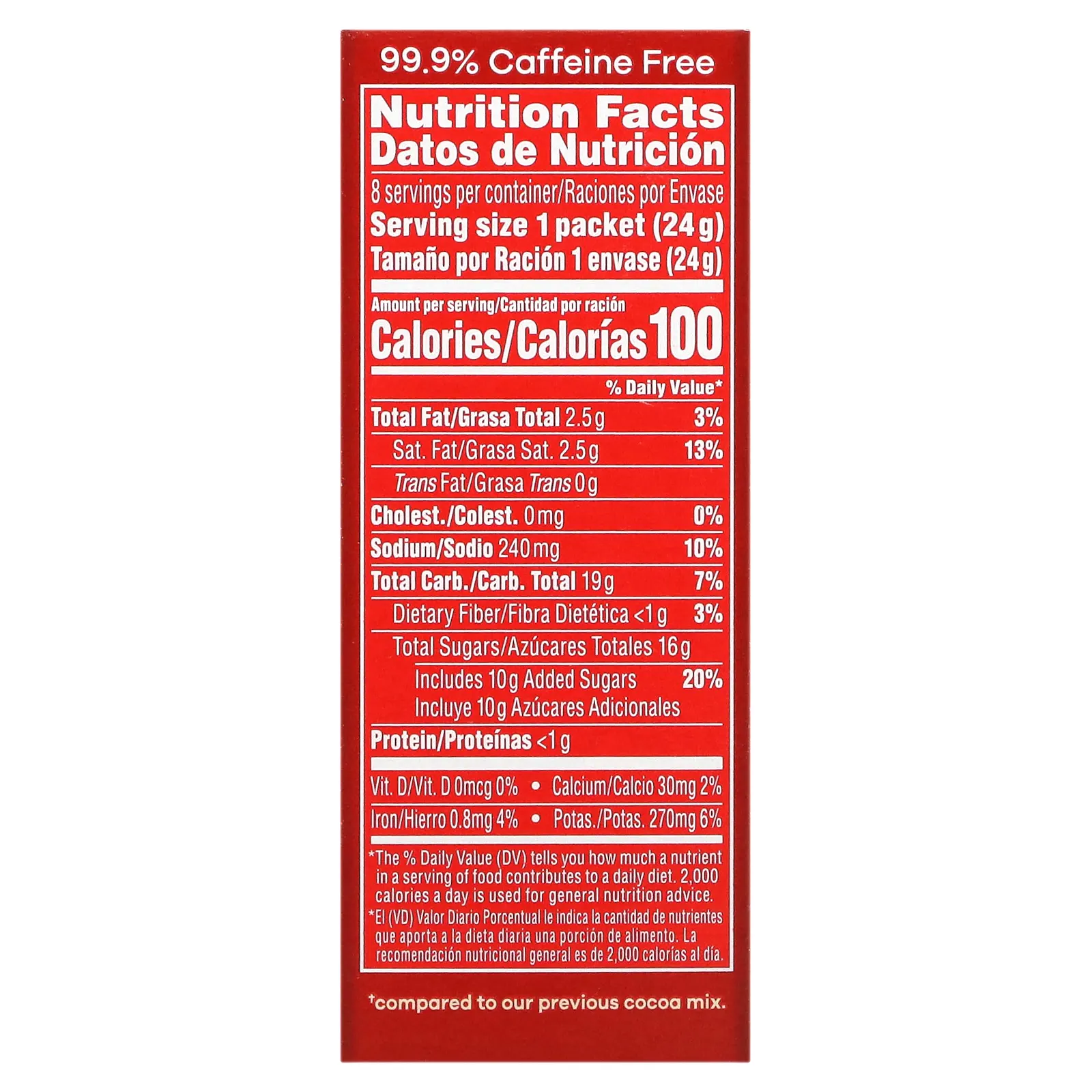 Nestle Hot Cocoa Mix, молочный шоколад, 8 конфет, 24,2 г (0,85 унции)