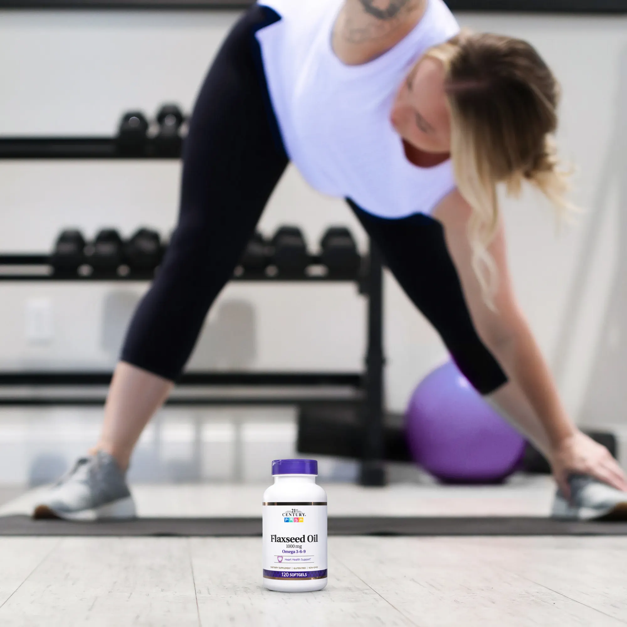 21st Century, льняное масло, 1000 мг, 120 капсул