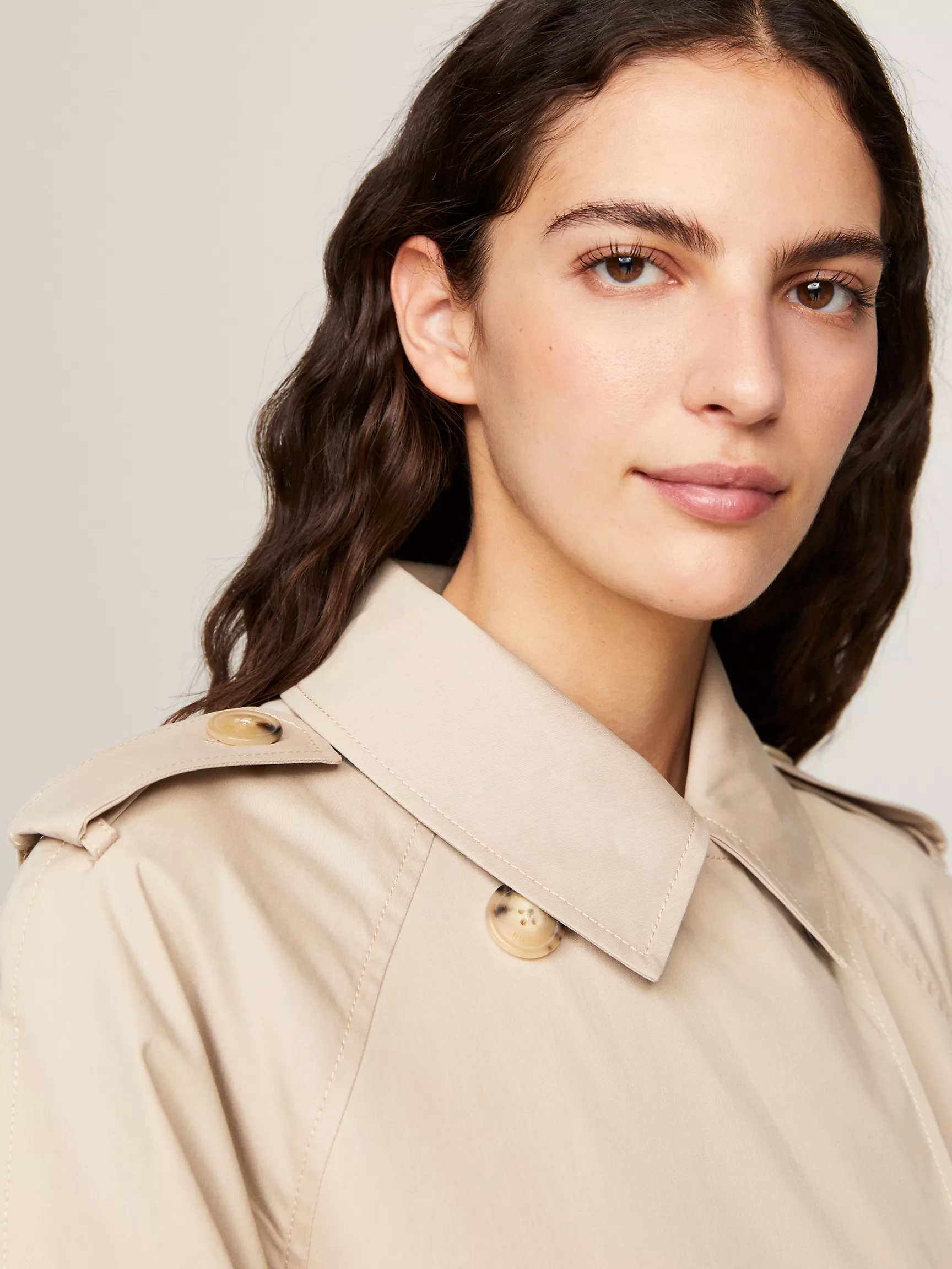 Женское пальто Tommy Hilfiger, Хлопковый тренч
