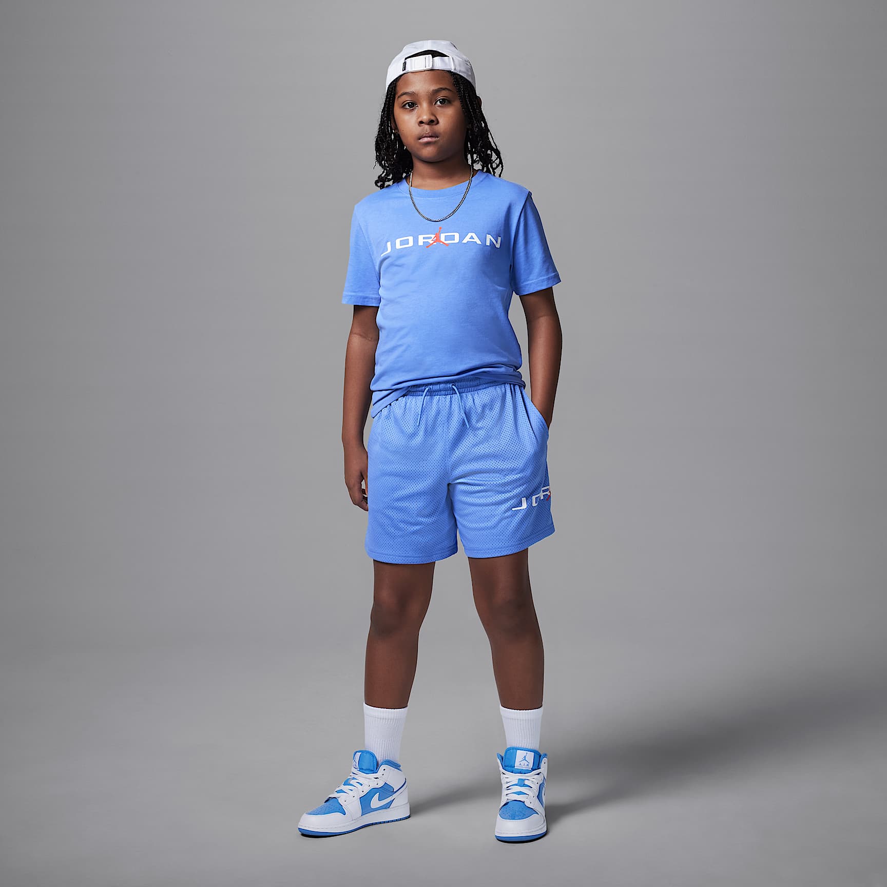 Jordan Dri-FIT Big Kids' Baseline Mesh Shorts