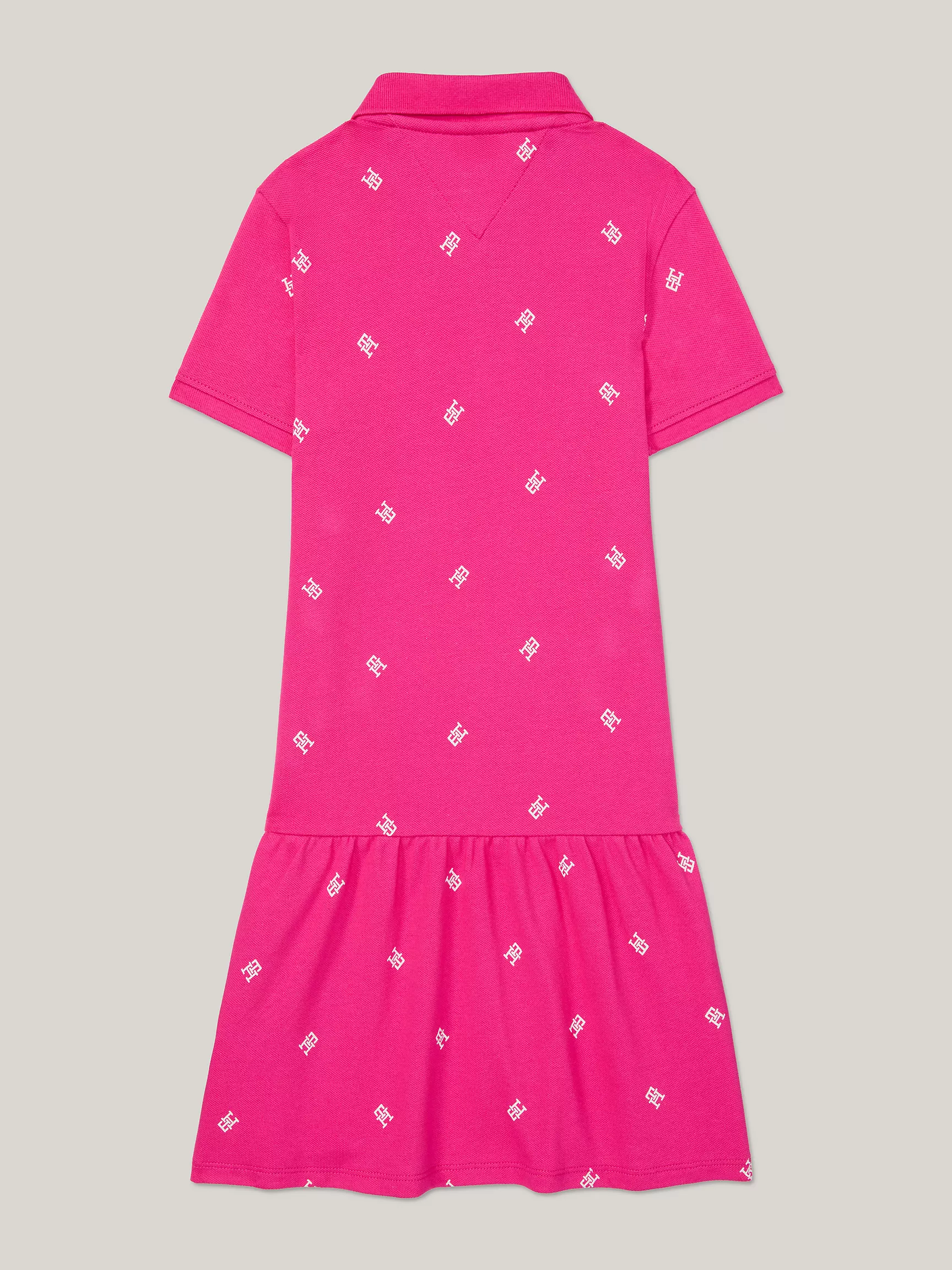 Платье для девочек Tommy Hilfiger, Детское поло-платье с монограммным узором TH