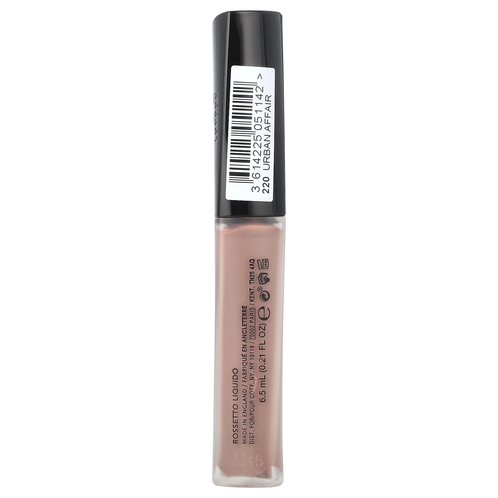 Rimmel London, Stay Matte, жидкая помада, 220 Urban Affair, 6,5 мл (0,21 жидк. Унции)