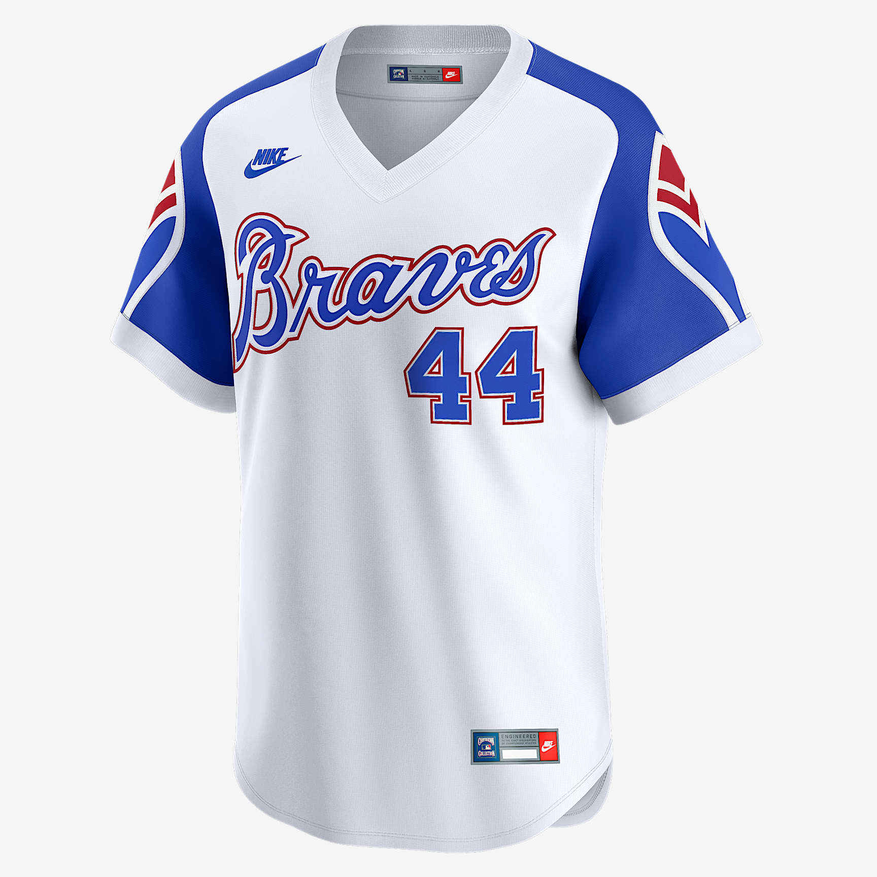 Hank Aaron Atlanta Braves Cooperstown Men's Nike Dri-FIT ADV MLB Limited Jersey