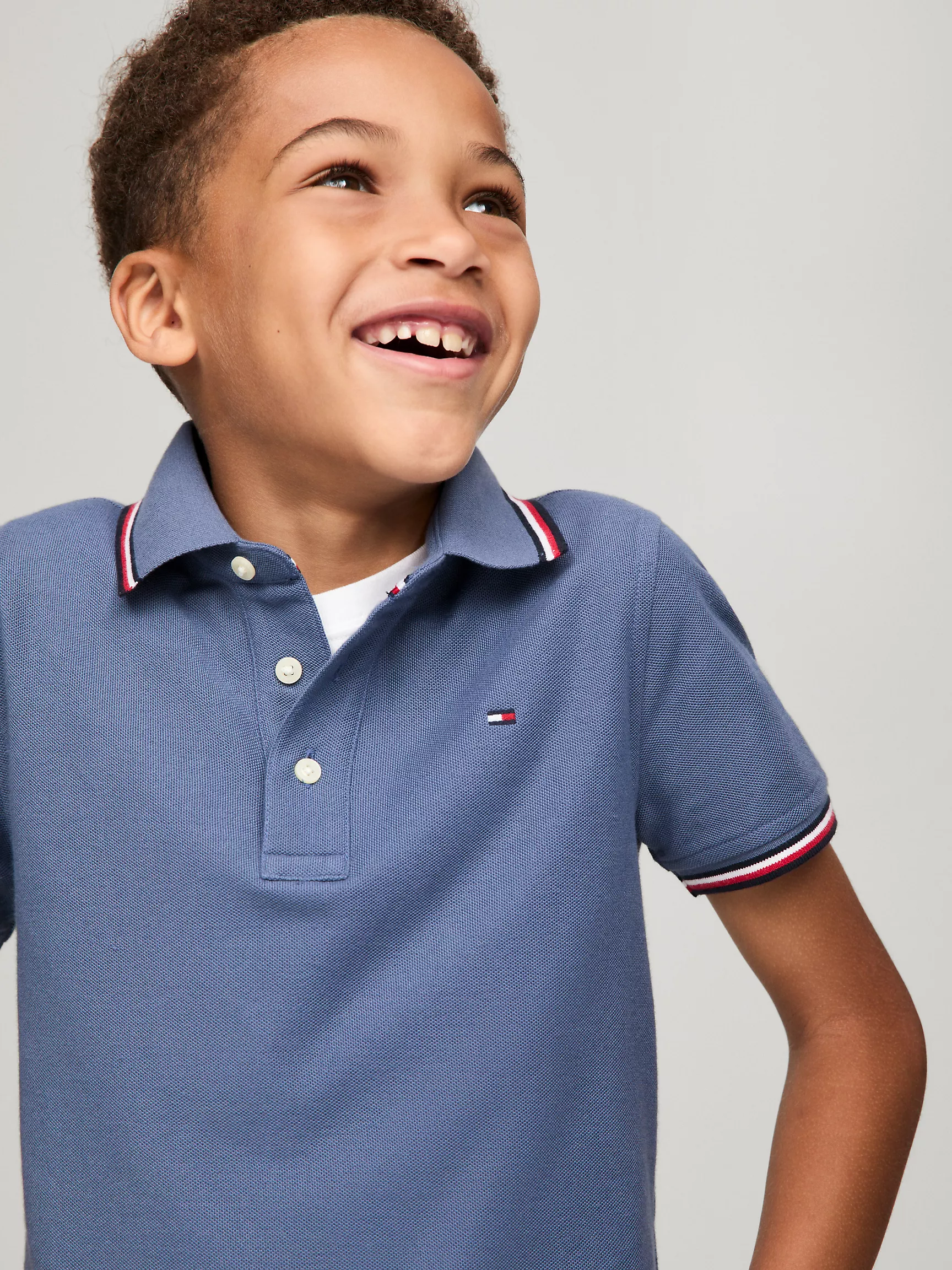 Рубашка-поло для мальчиков Tommy Hilfiger, Детское поло с коротким рукавом и влагоотводящей технологией Tommy