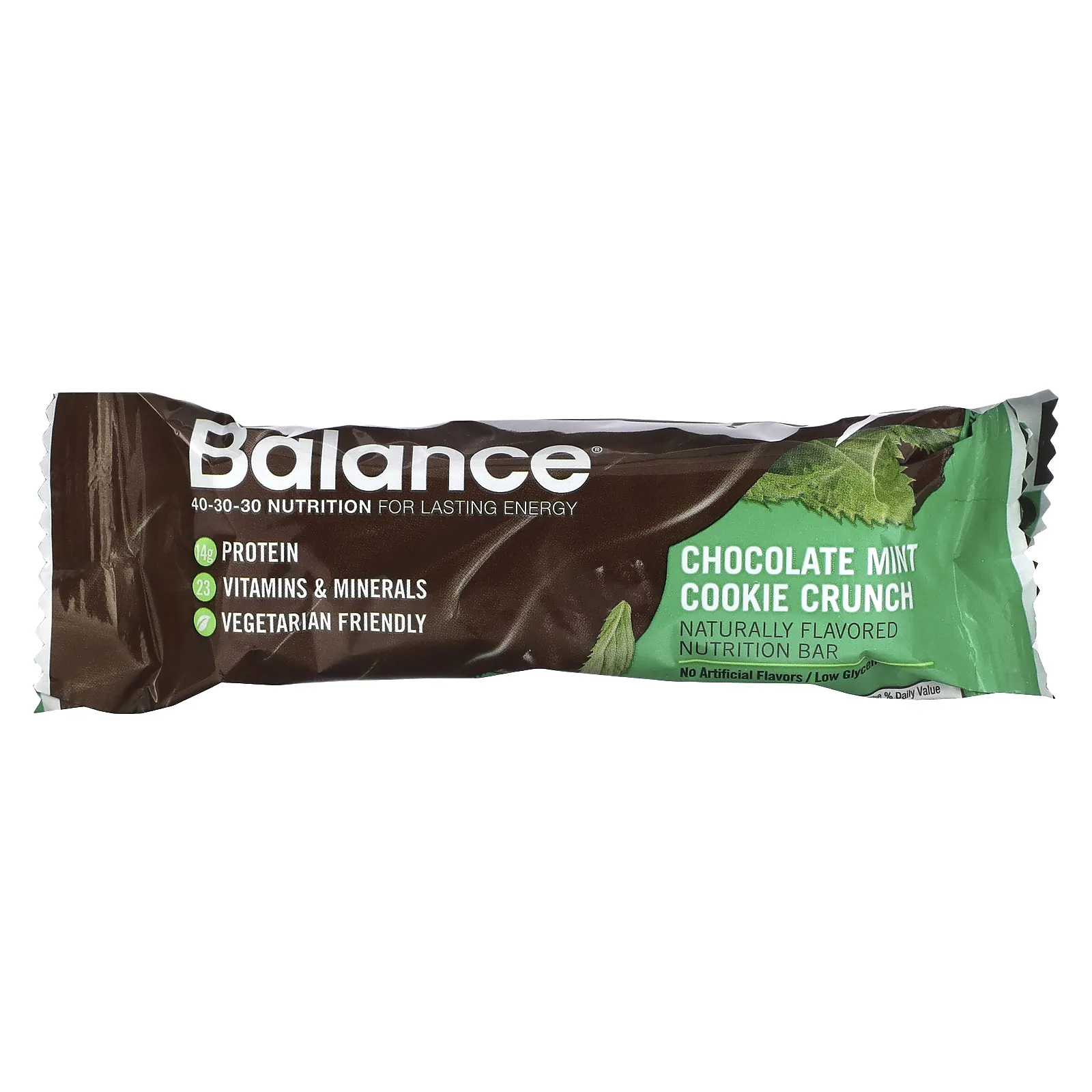 Balance Bar, Питательный батончик, «Шоколадное печенье с мятой», 6 шт., по 50 г (1,76 унции)