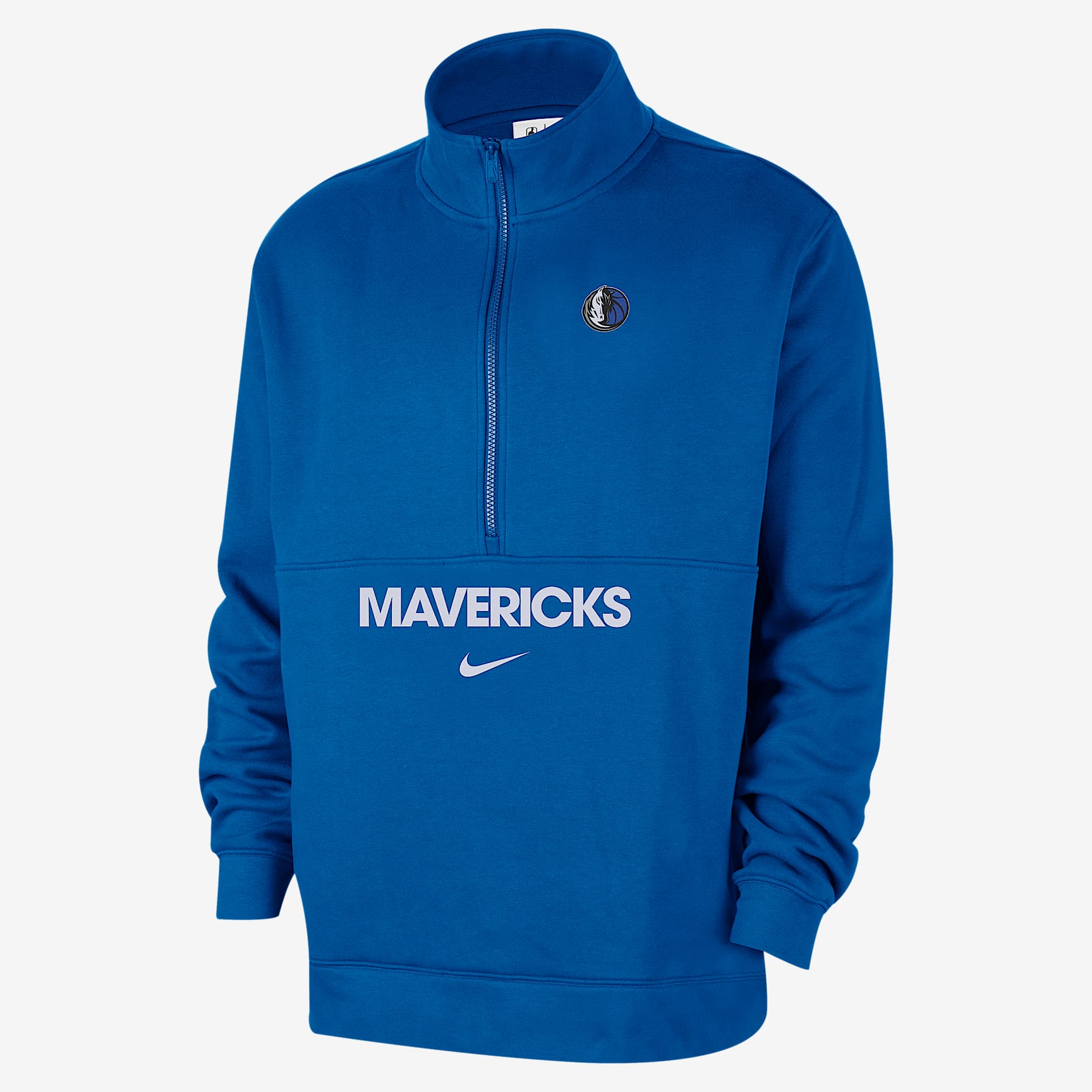 Dallas Mavericks Club Courtside Men's Nike NBA 1/2-Zip Top