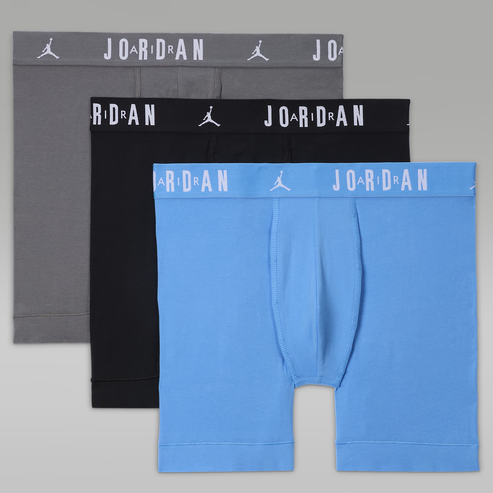 Jordan Men's Flight Cotton Core Boxer Briefs (3-Pack)