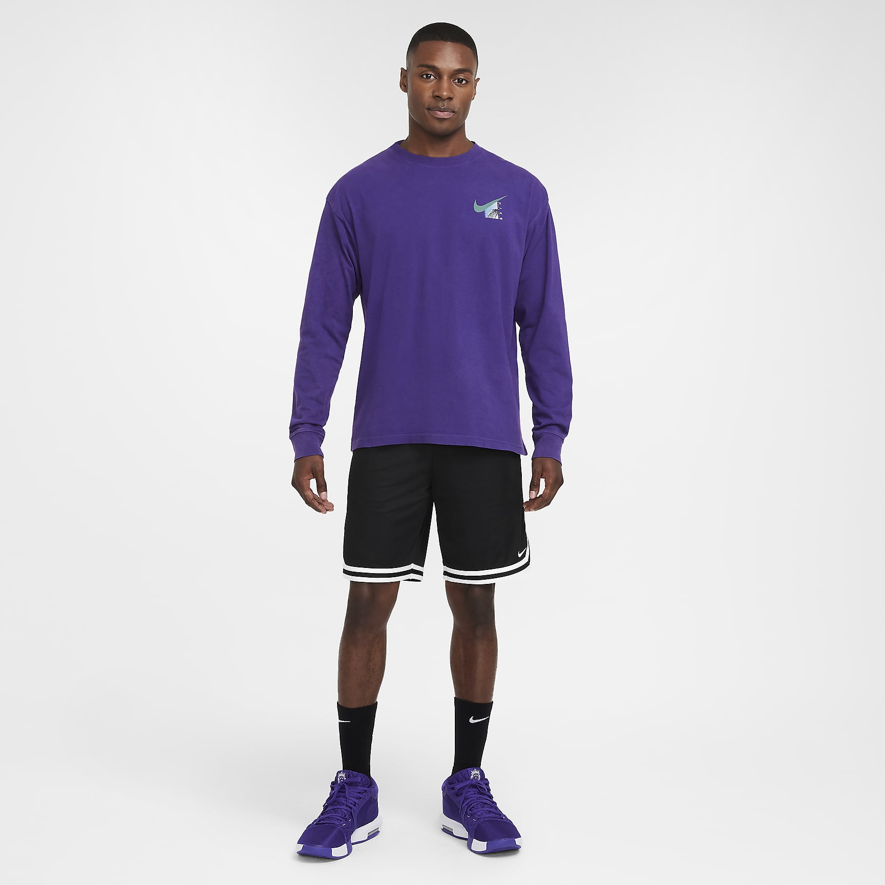 Nike Men's Max90 Long-Sleeve Basketball T-Shirt