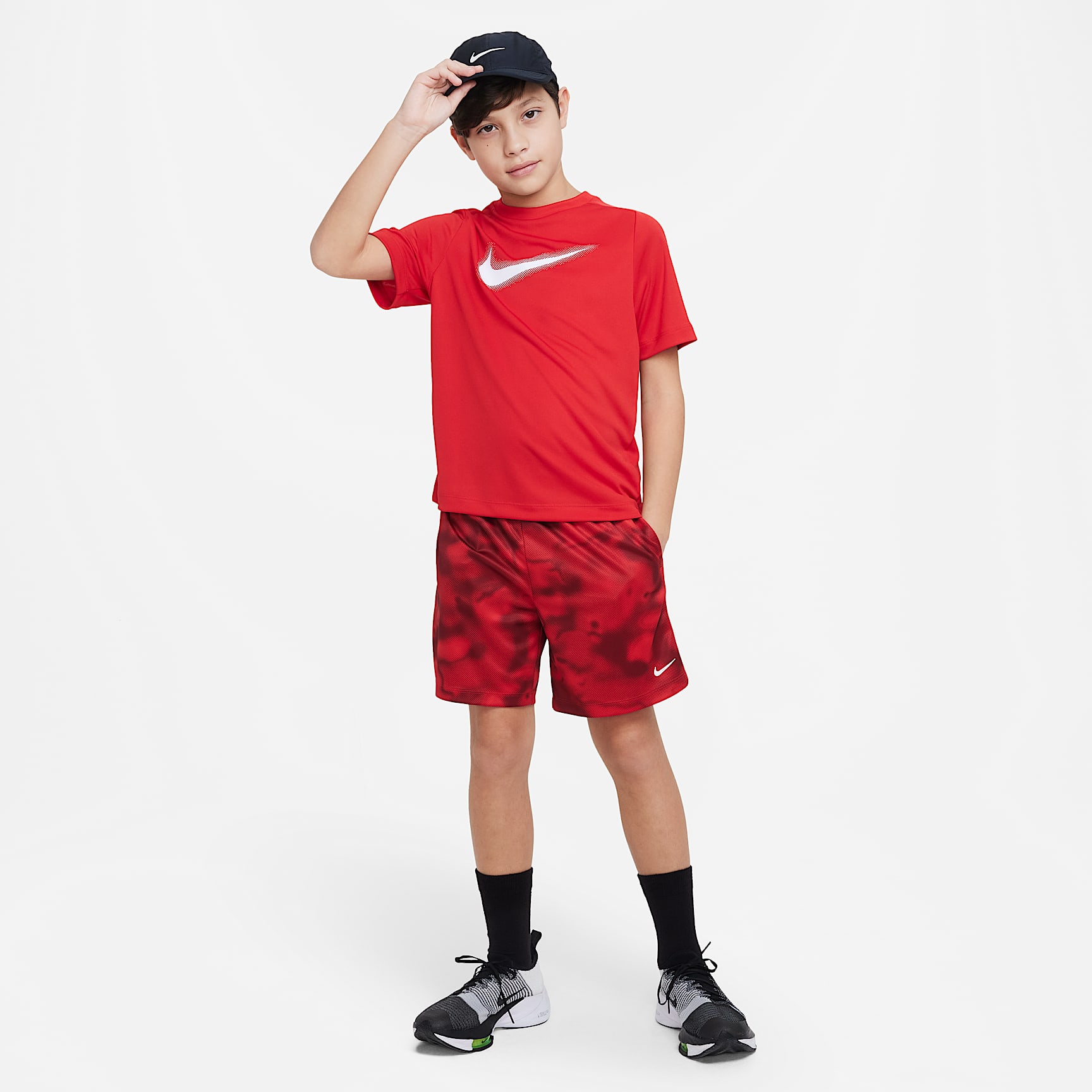 Nike Multi Big Kids' (Boys') Dri-FIT Graphic Training Top