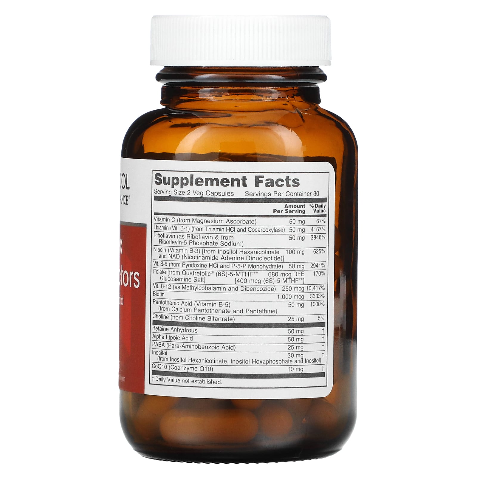 Protocol for Life Balance, B Complex Neuro Factors, 60 растительных капсул