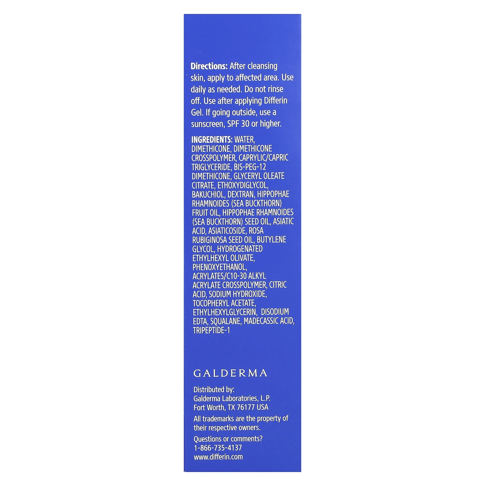 Differin, Resurfacing, гель от рубцов, 30 мл (1 жидк. Унция)