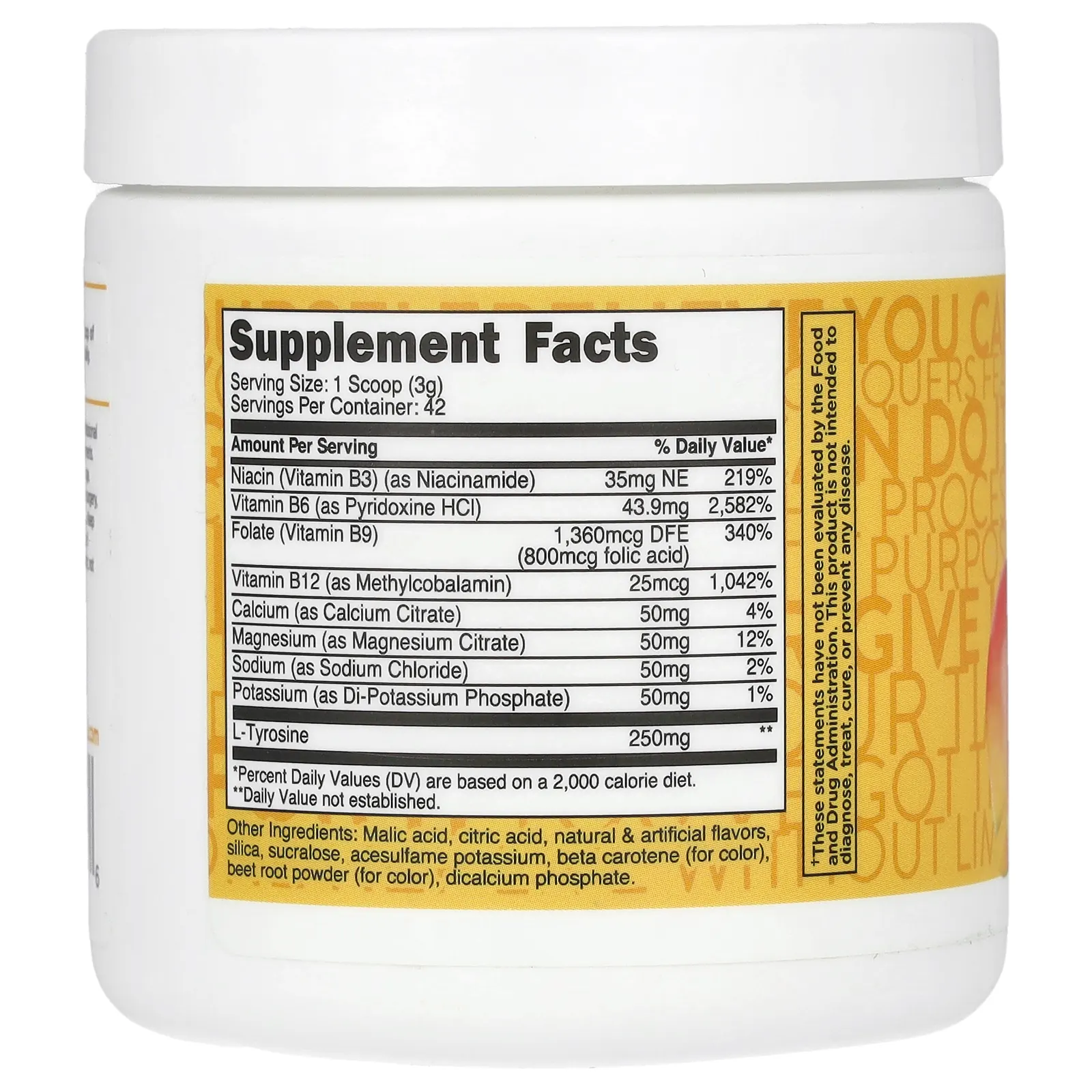 TransformHQ, Hydration, смесь для приготовления электролитического напитка, без кофеина, персик и манго, 135,7 г (4,8 унции)