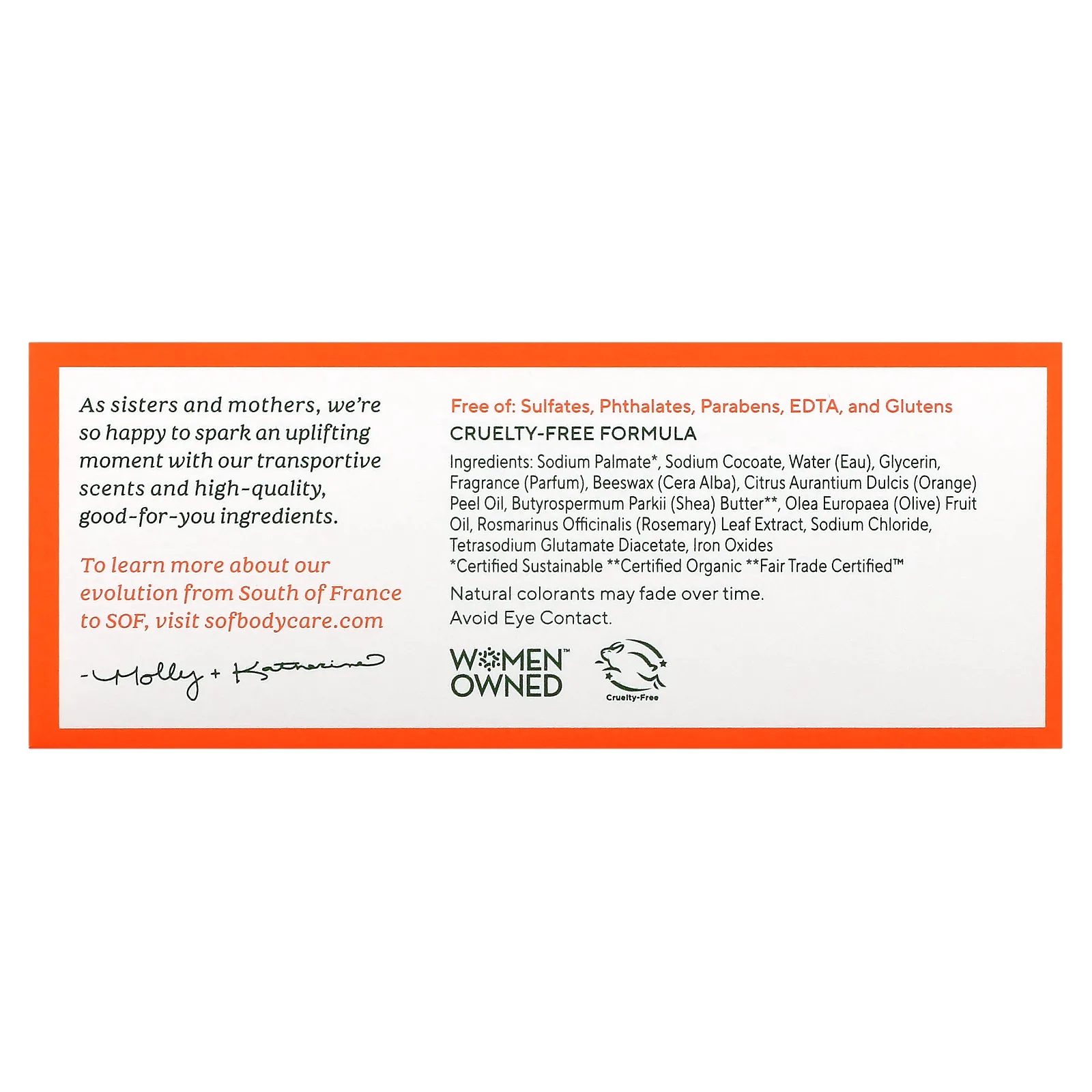 SoF, кусковое мыло, французский помол, с ароматом цветущей вишни и органическим маслом ши, 170 г (6 унций)