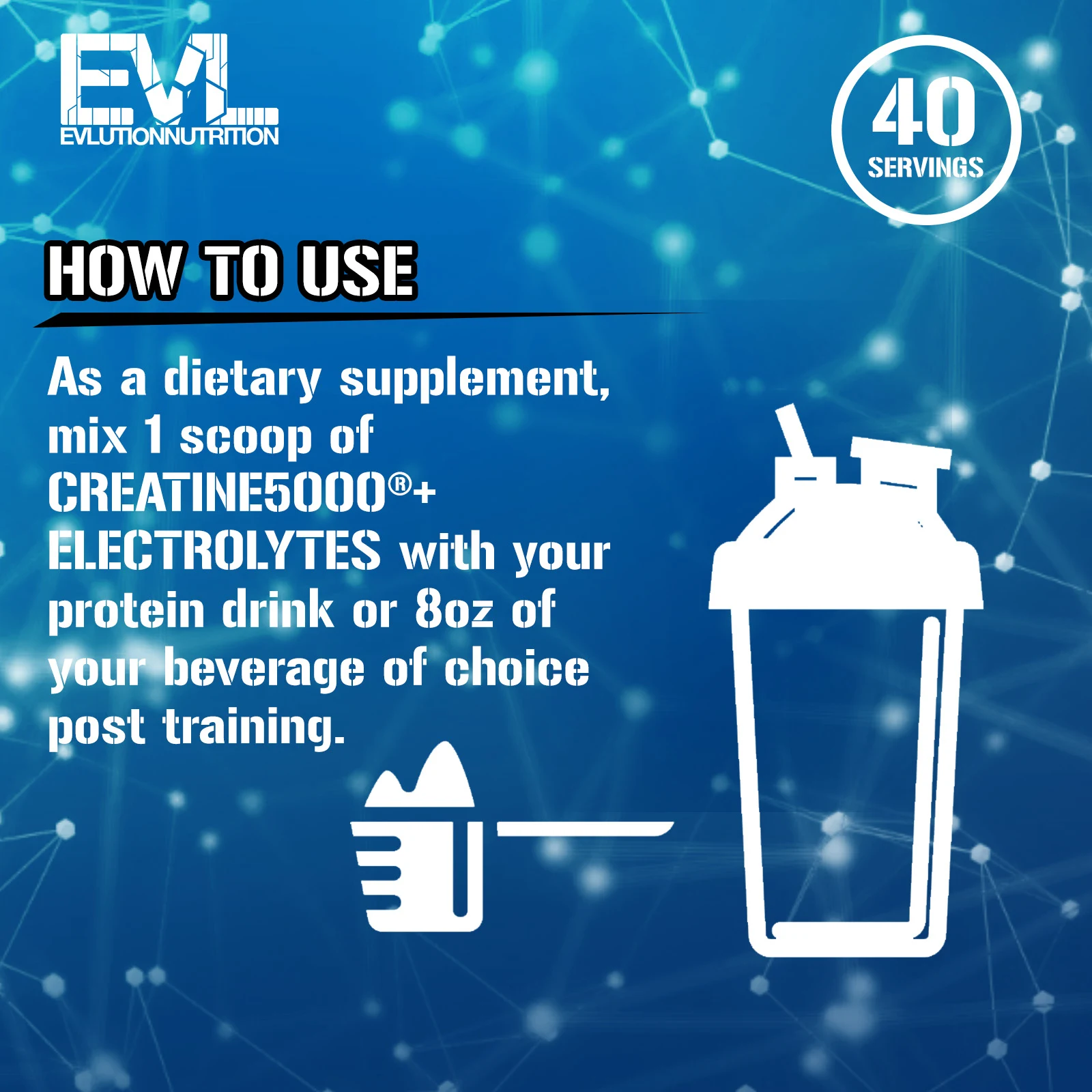 EVLution Nutrition, Creatine5000® с электролитами, без добавок, 250 г (8,82 унции)