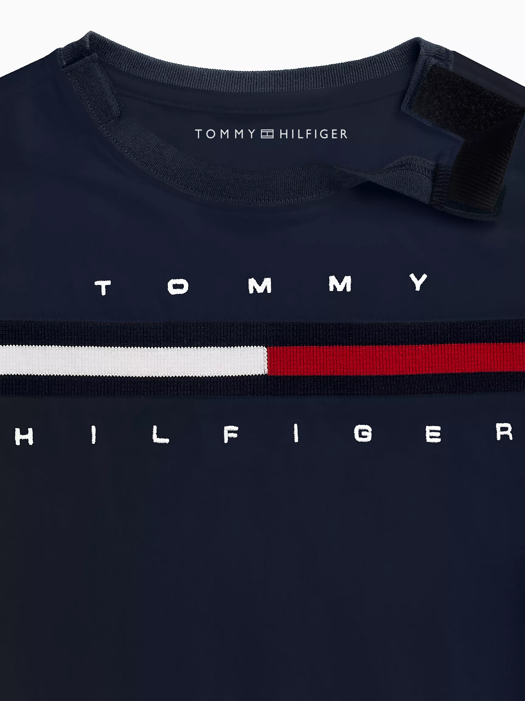 Футболка Tommy Hilfiger для мальчиков, Детская футболка с логотипом и полосками