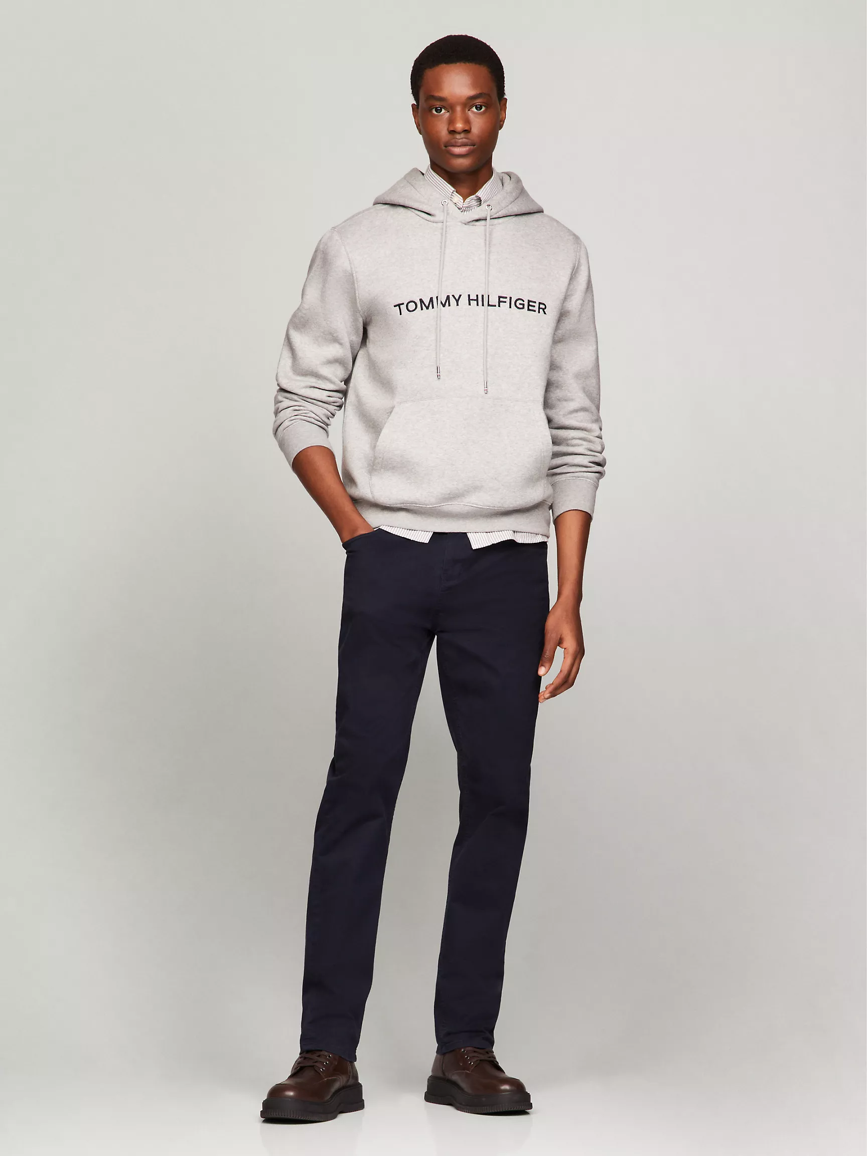 Мужское худи Tommy Hilfiger, Худи с вышитым логотипом Tommy Icon