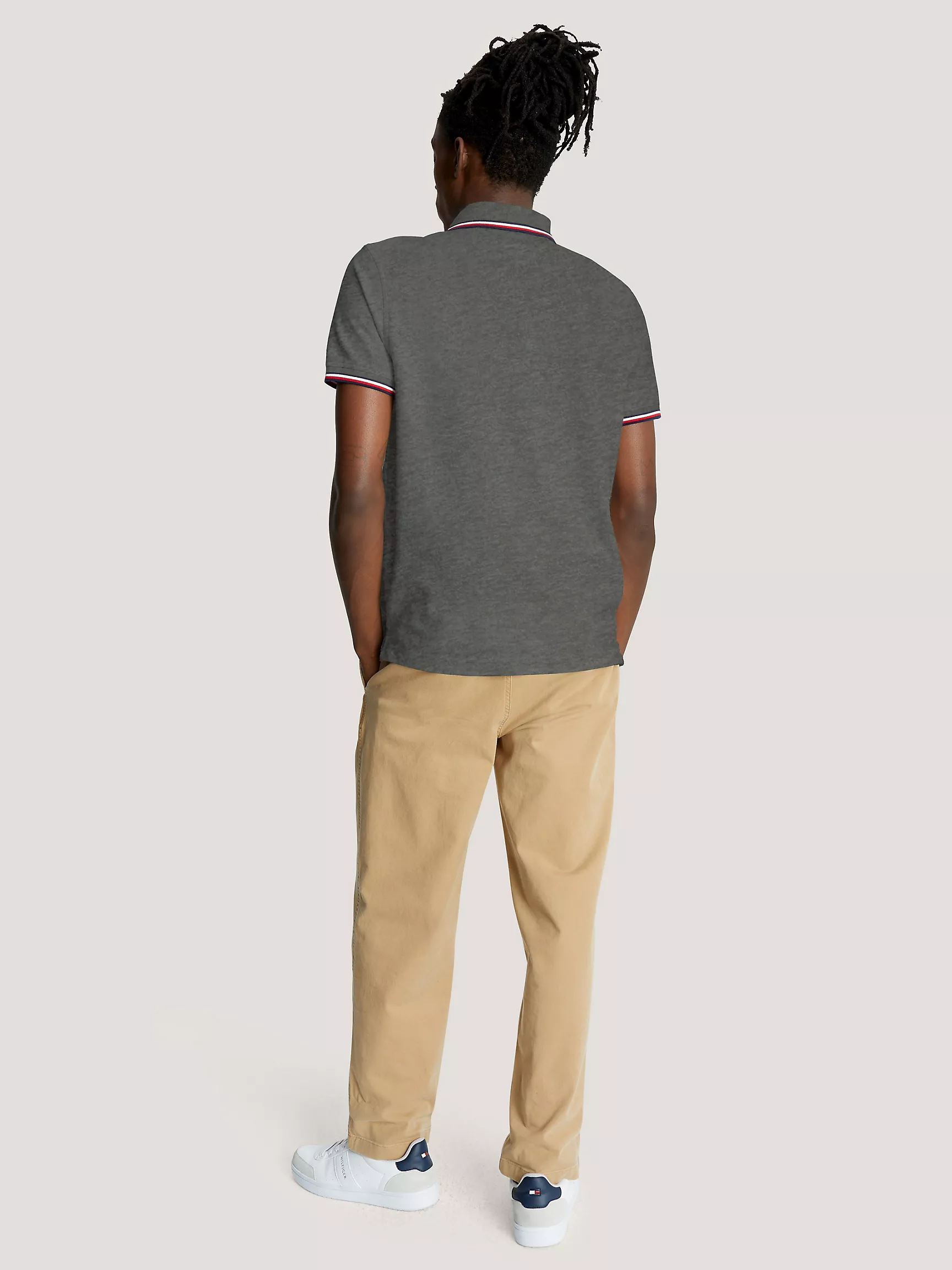 Мужское поло Tommy Hilfiger, Влагоотводящее поло Tommy стандартного кроя