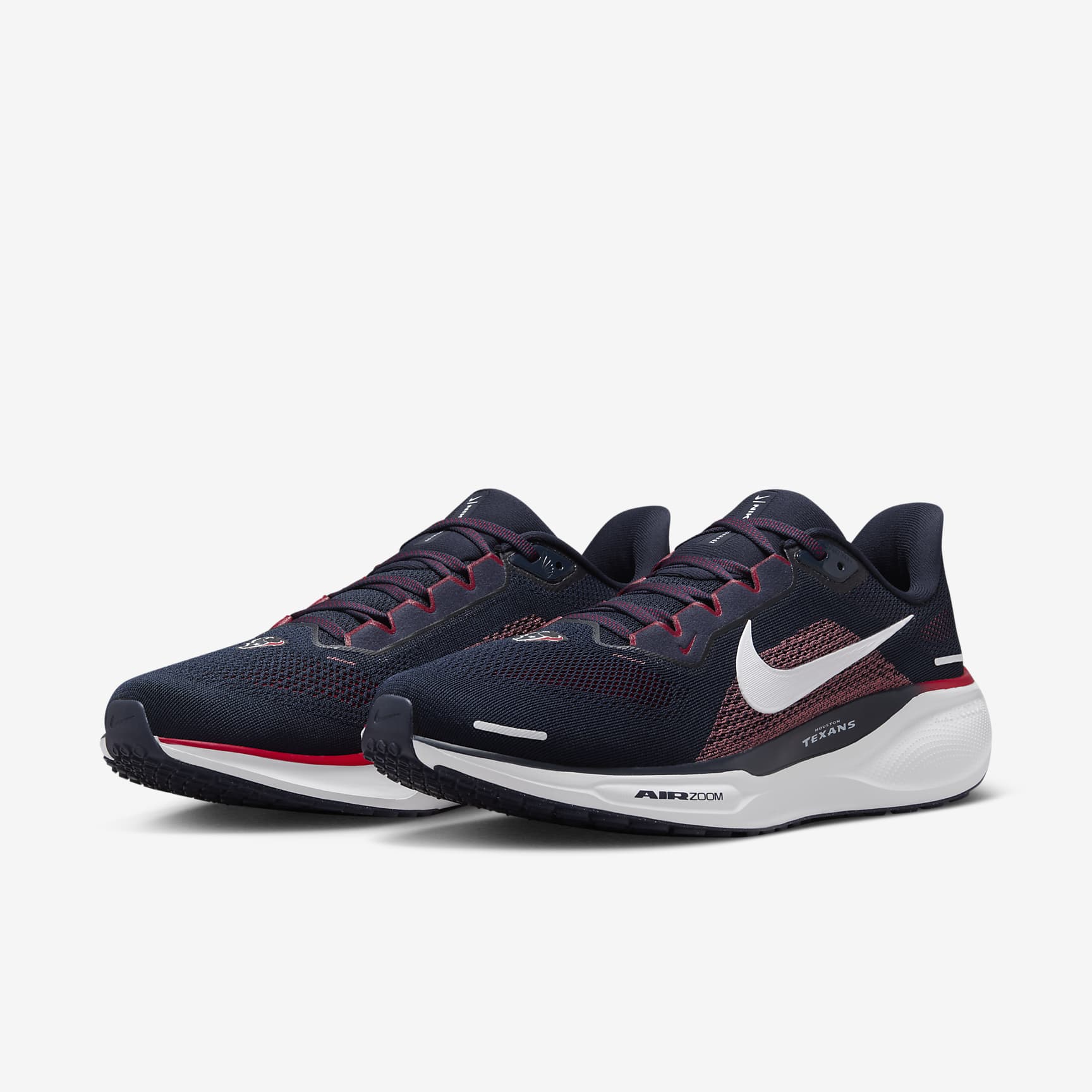 Nike Pegasus 41 NFL Houston Texans Men's Road Running Shoes