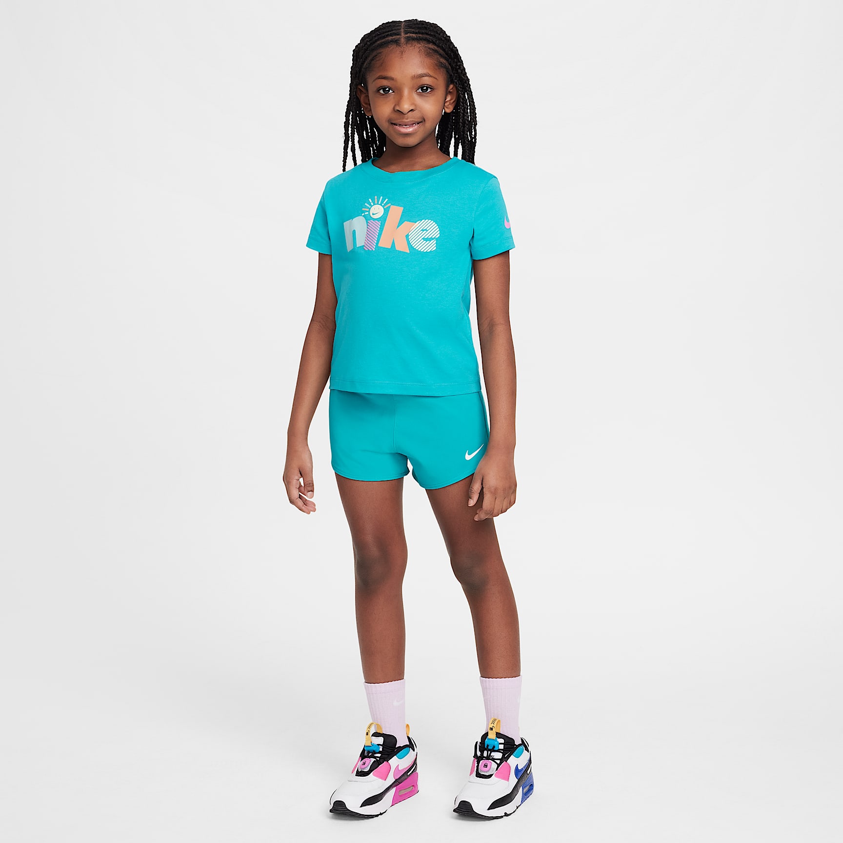 Nike Dri-FIT One Little Kids' Woven Shorts