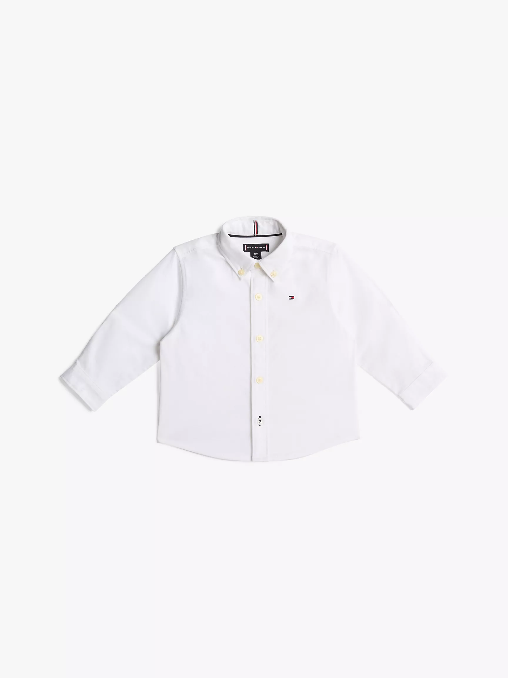 Детская рубашка Tommy Hilfiger, Детская эластичная рубашка из оксфорда