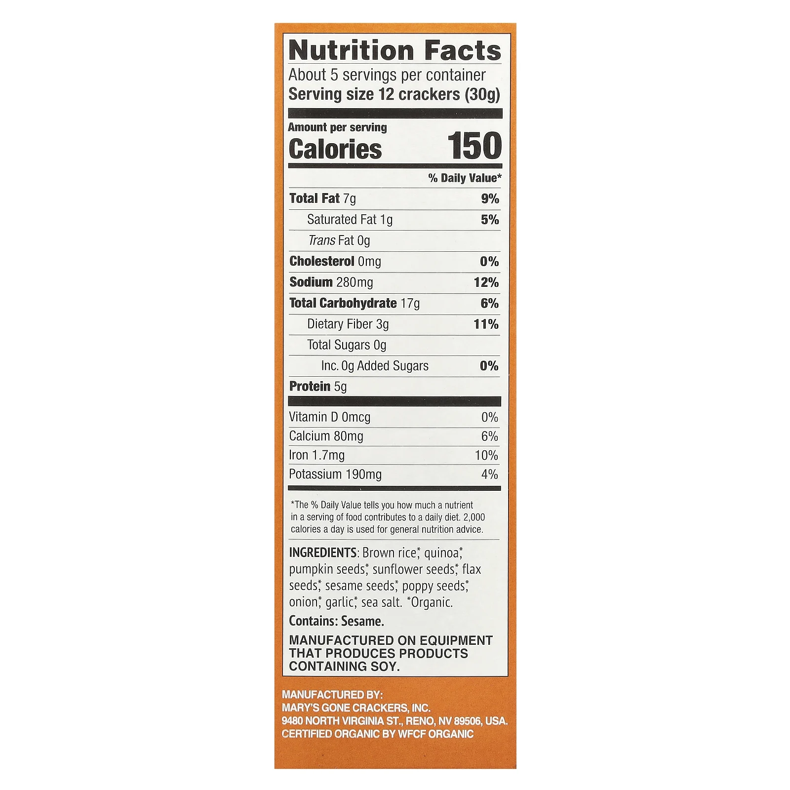 Mary's Gone Crackers, Super Seed, зерновые крекеры, ассорти, 156 г (5,5 унции)