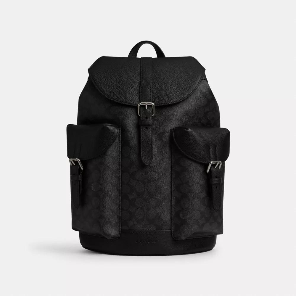 Рюкзак COACH Warner Backpack In Signature Canvas