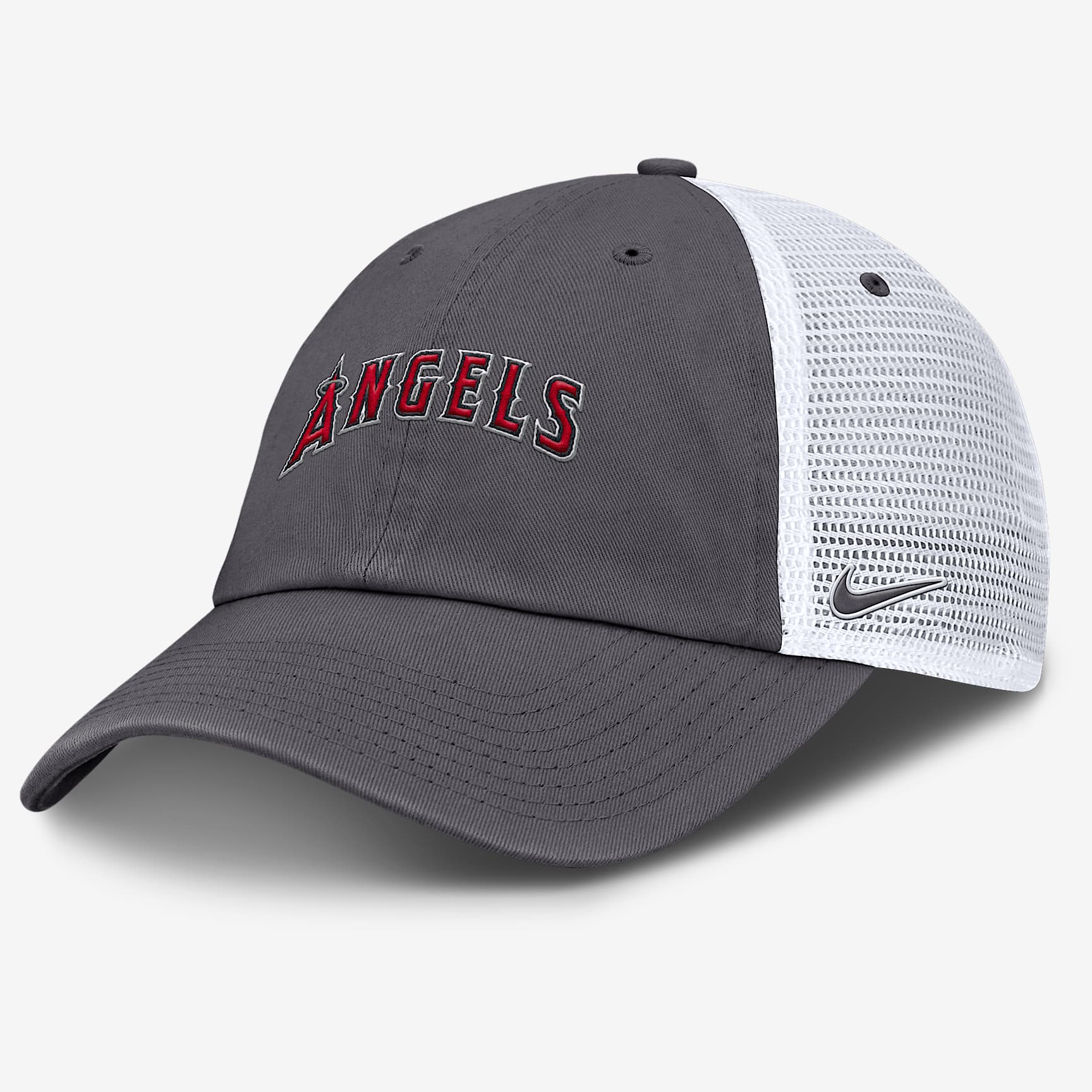 Los Angeles Angels Wordmark Club Men's Nike MLB Trucker Adjustable Hat