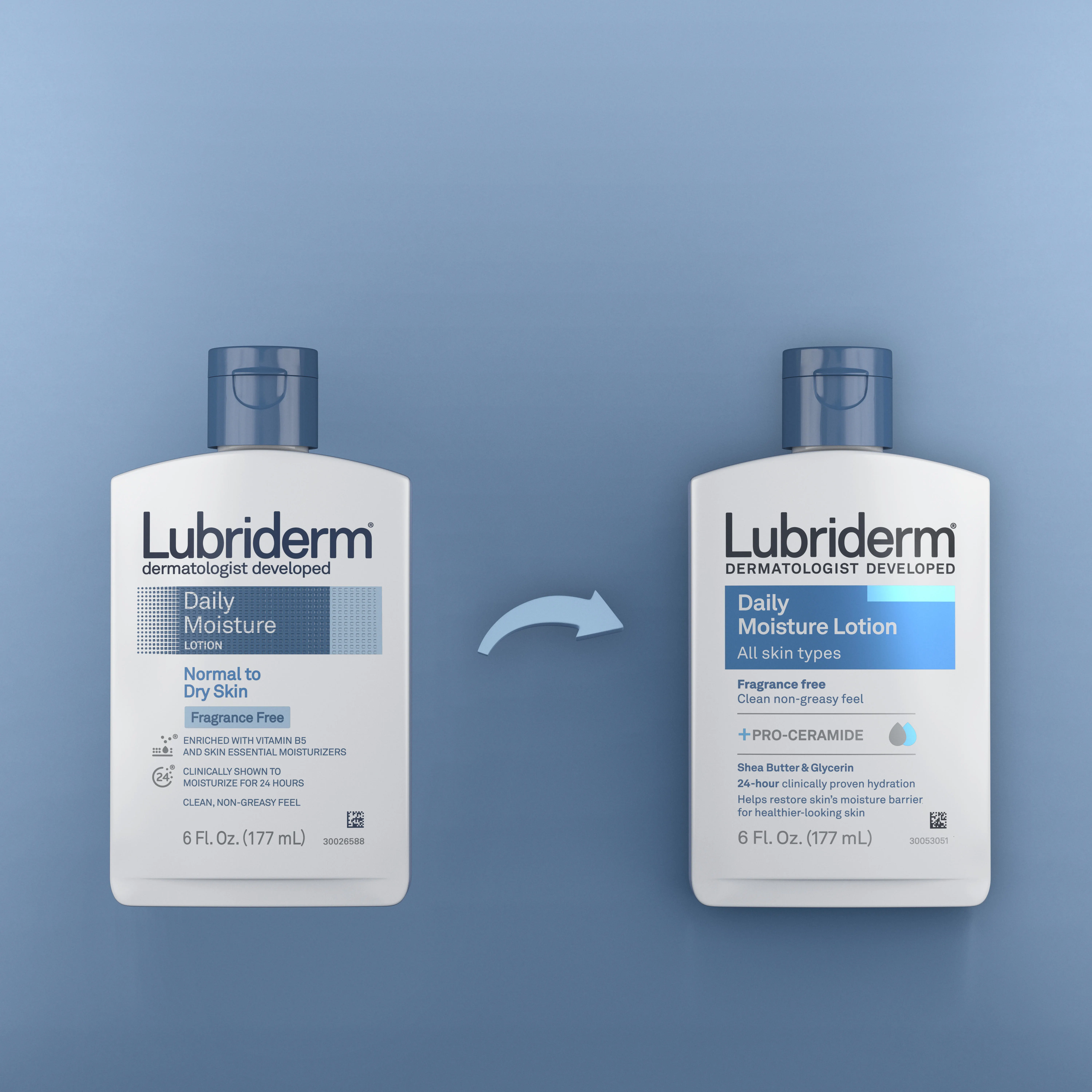 Lubriderm, Ежедневный увлажняющий лосьон, для нормальной и сухой кожи, без отдушки, 6 жидк. унц. (177 мл)