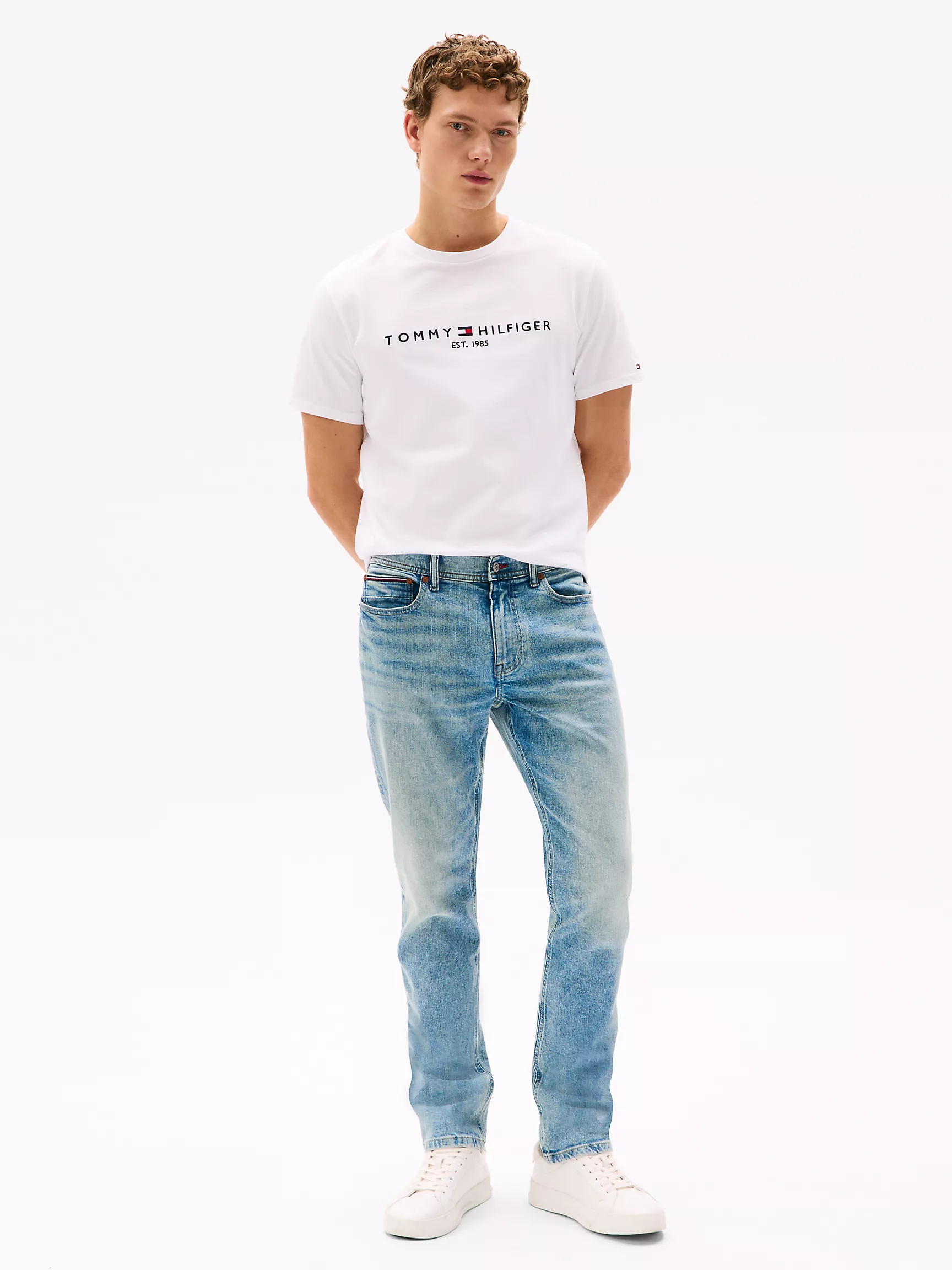 Мужские джинсы Tommy Hilfiger, Джинсы прямого кроя средней стирки