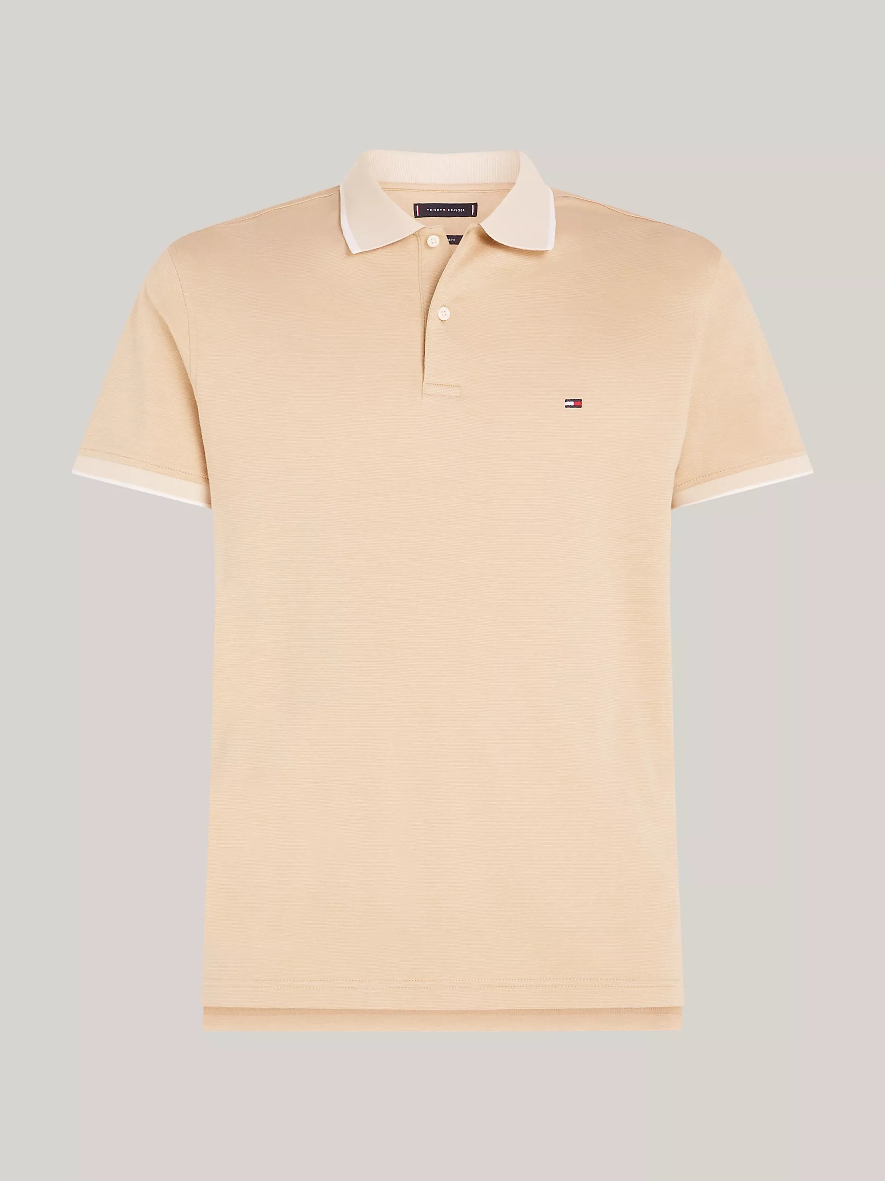 Мужское поло Tommy Hilfiger, Двухцветное трикотажное поло стандартного кроя
