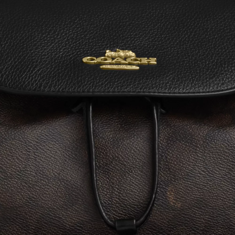 Рюкзак COACH Baby Backpack In Signature Canvas