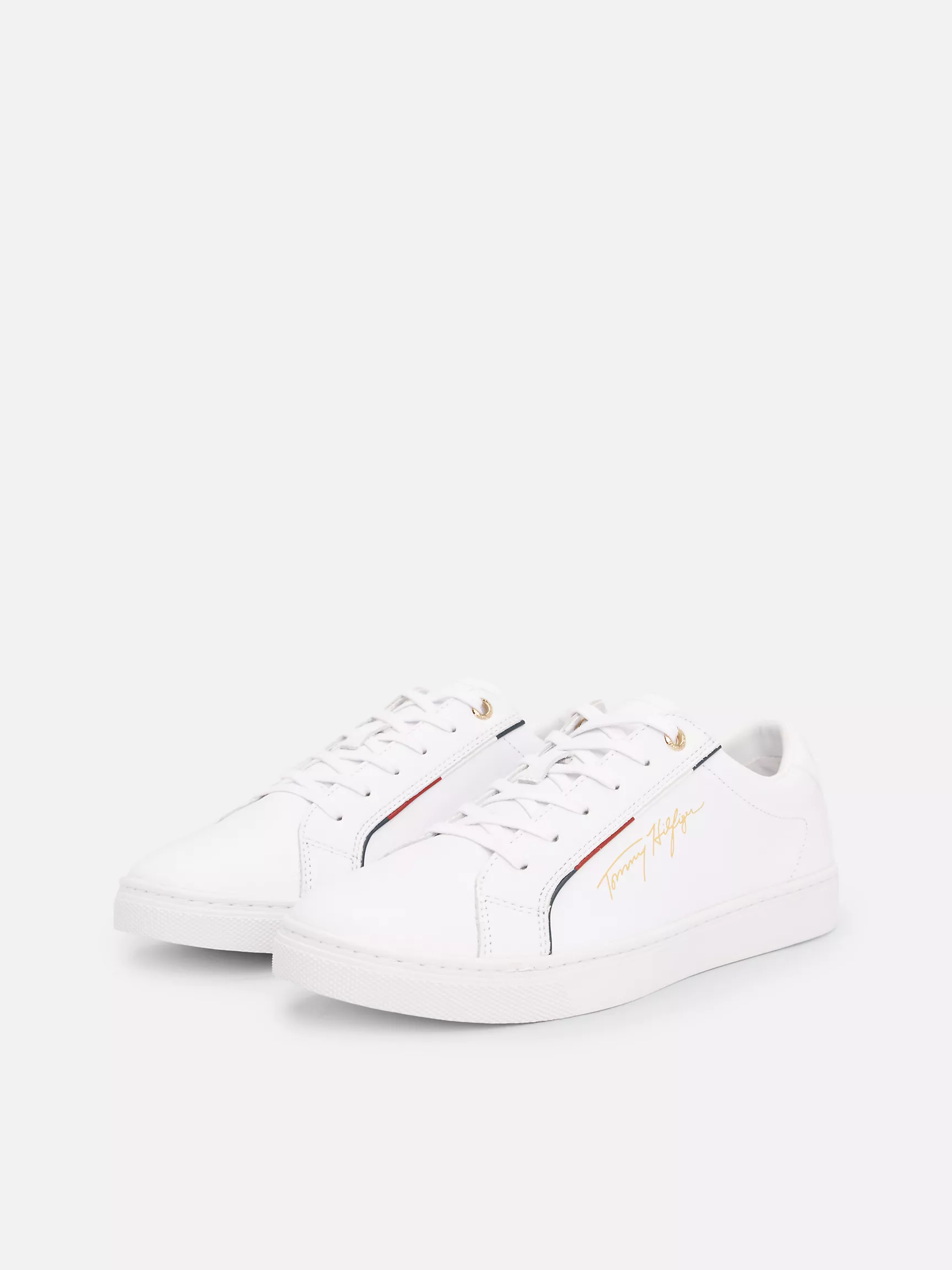 Женские кроссовки Tommy Hilfiger, Кожаные кеды Tommy Signature