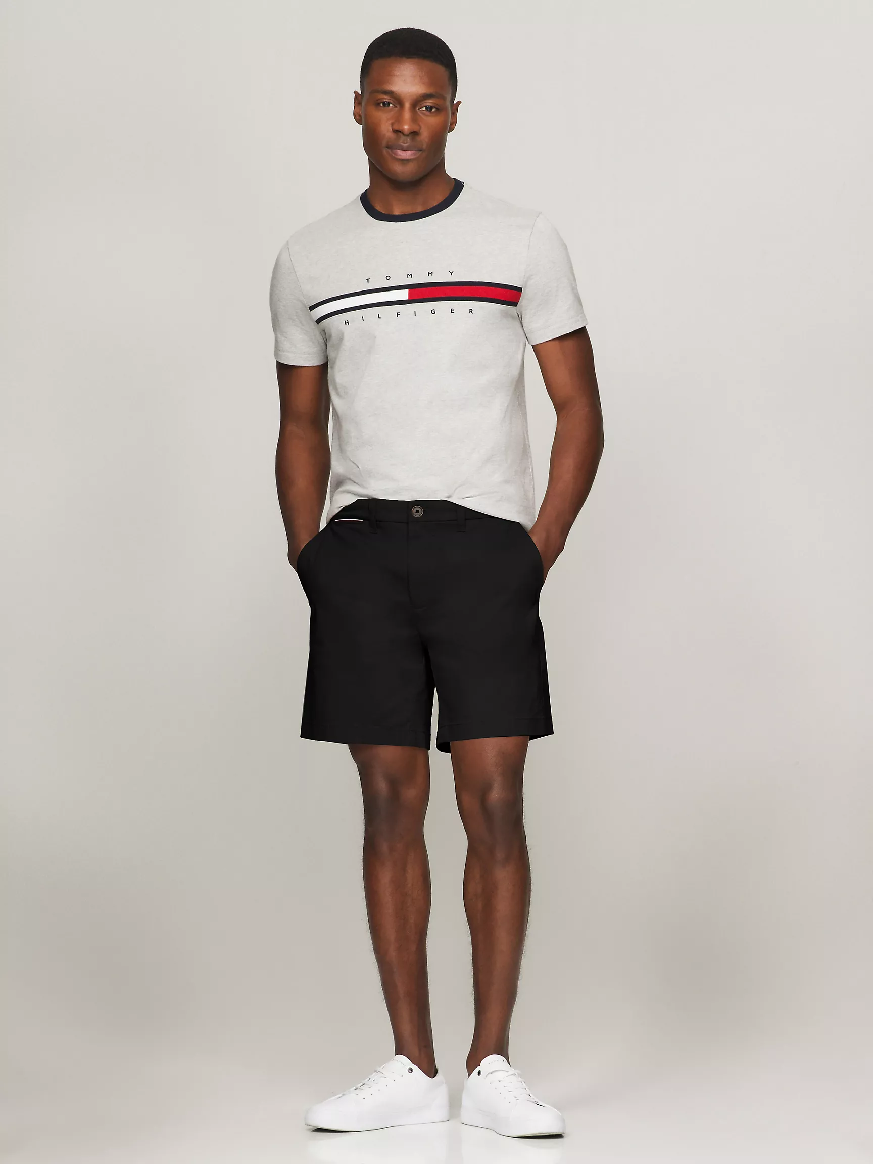 Мужские шорты Tommy Hilfiger, Шорты Tommy стандартного кроя (7 дюймов)
