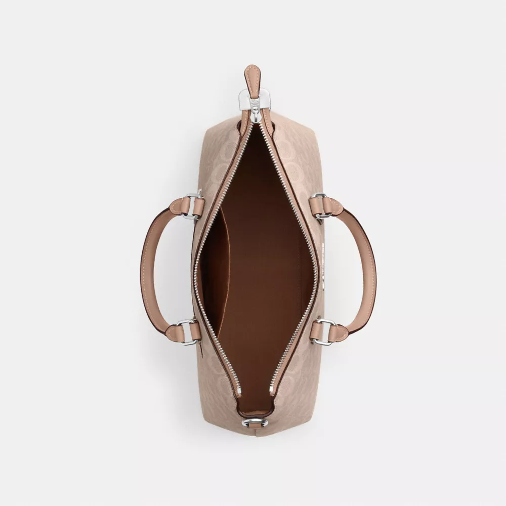 Сумка COACH Georgia Satchel Bag In Signature Canvas