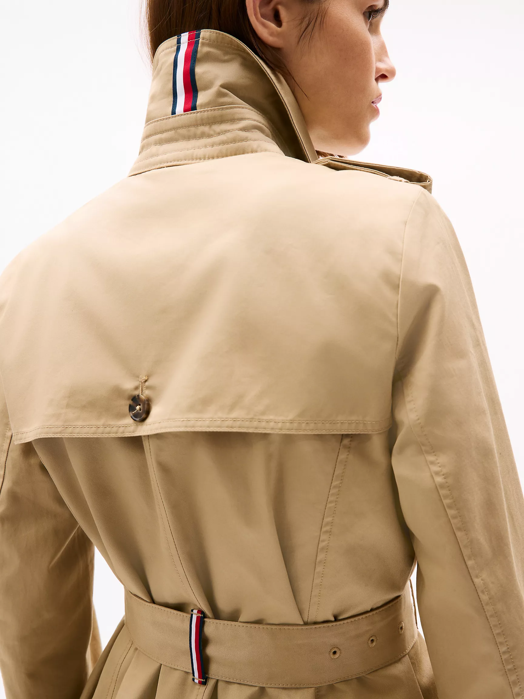 Женское пальто Tommy Hilfiger, Двубортный тренч с поясом